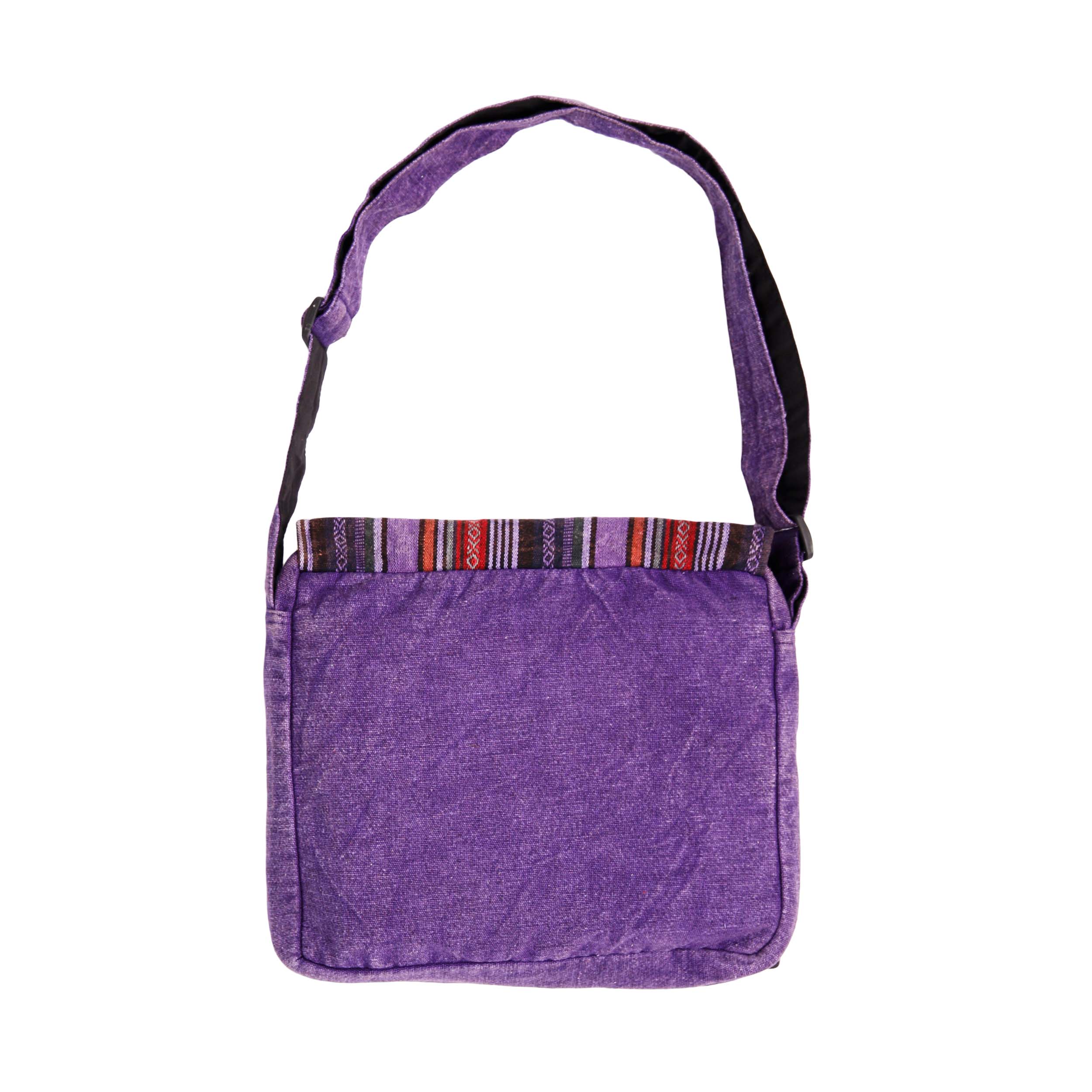 Tree Shoulder Crossbody Bag - Purple