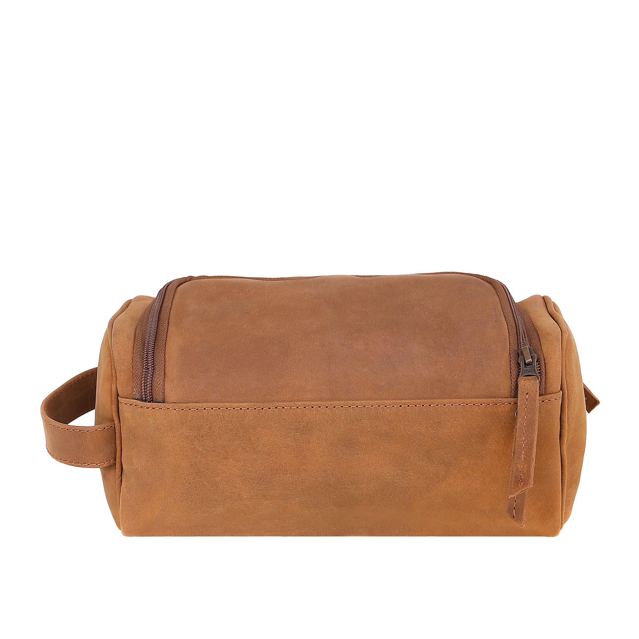 Leather Wash Bag 2017 - Light Brown