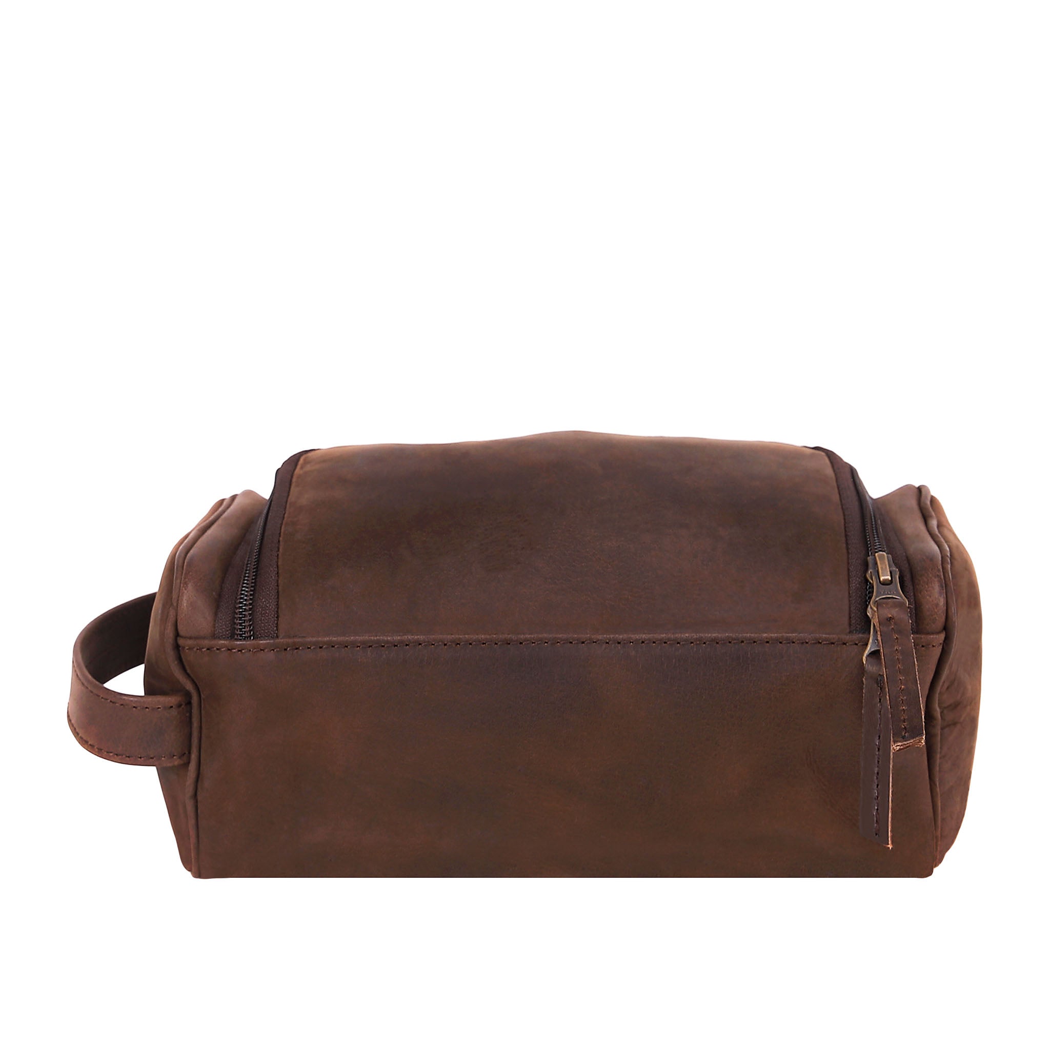 Leather Wash Bag 2017 - Dark Brown