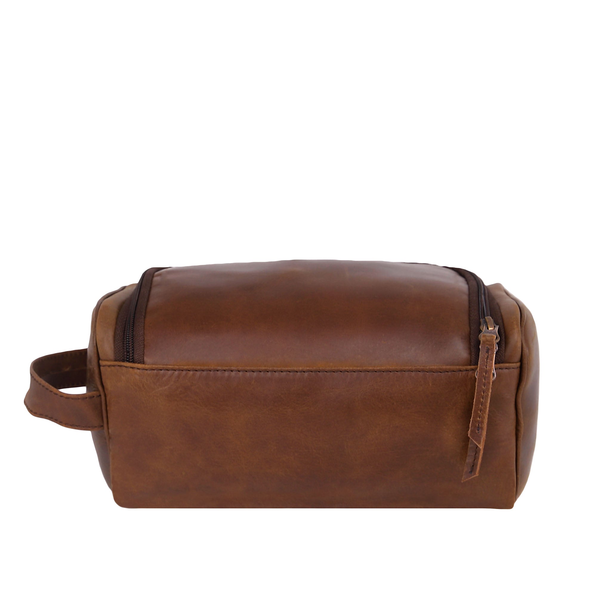 Leather Wash Bag 2017 - Medium Brown