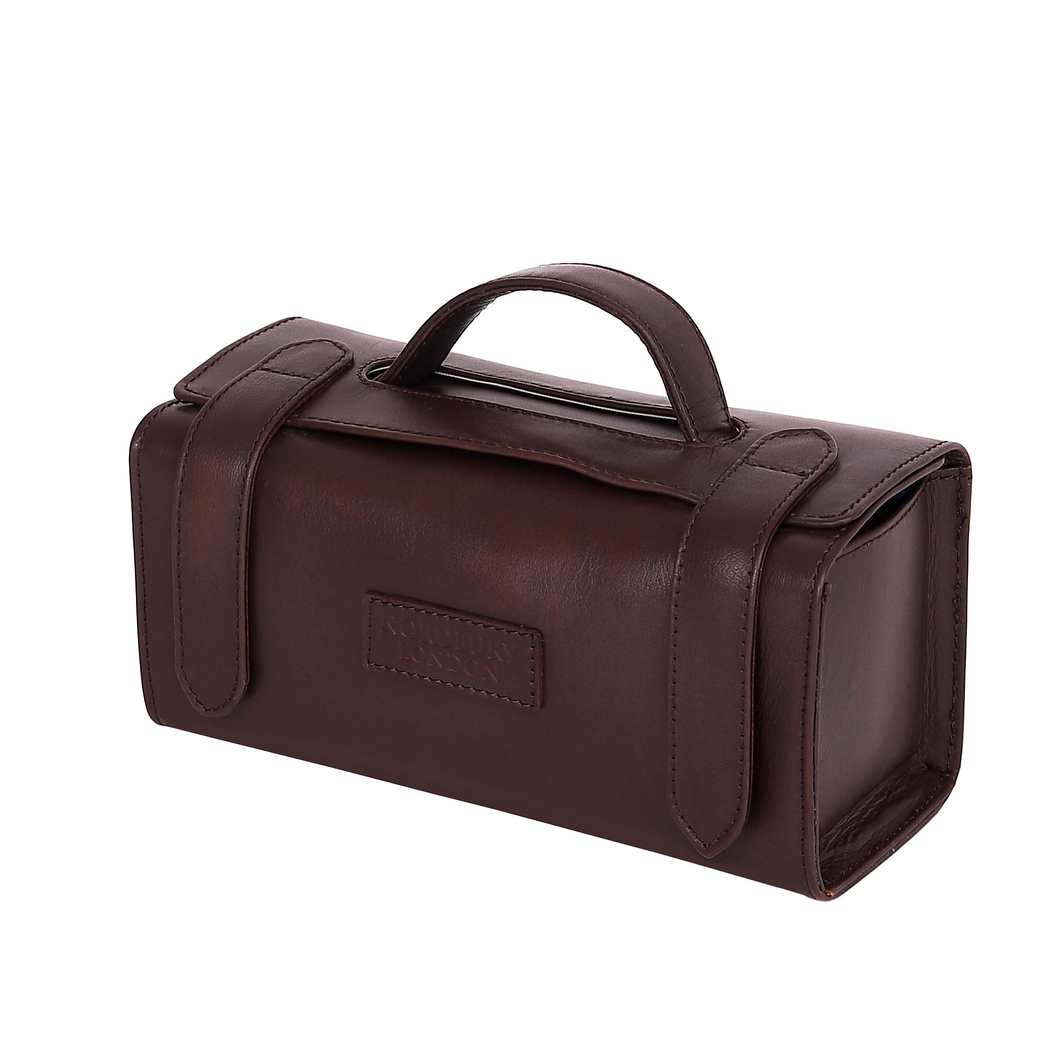 Leather Wash Bag 2018 - Antique Brown