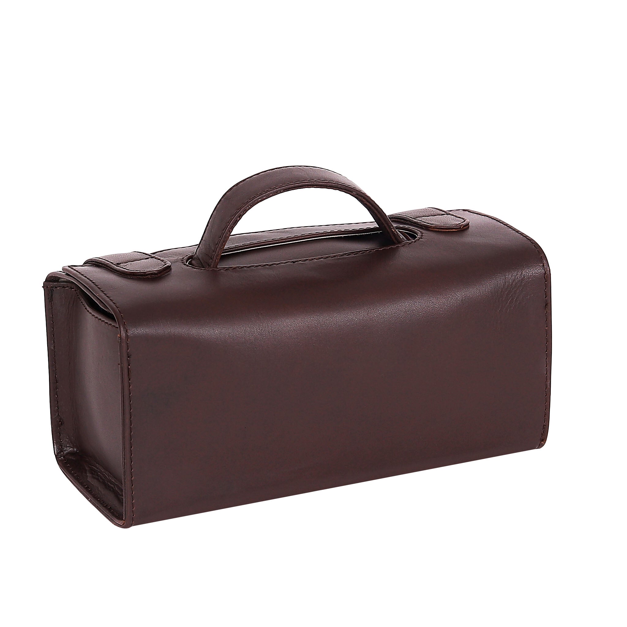 Leather Wash Bag 2018 - Antique Brown