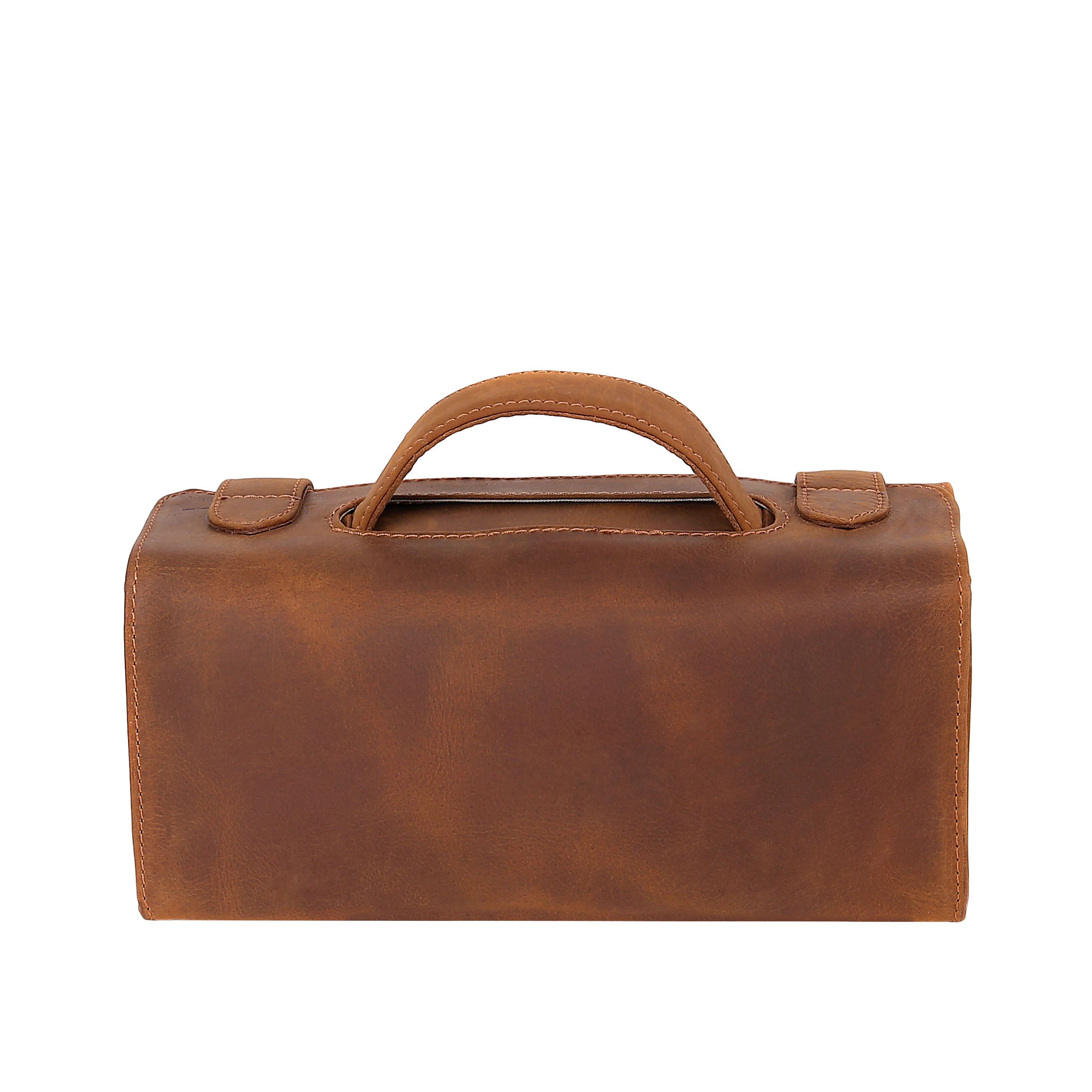 Leather Wash Bag 2018 - Light Brown