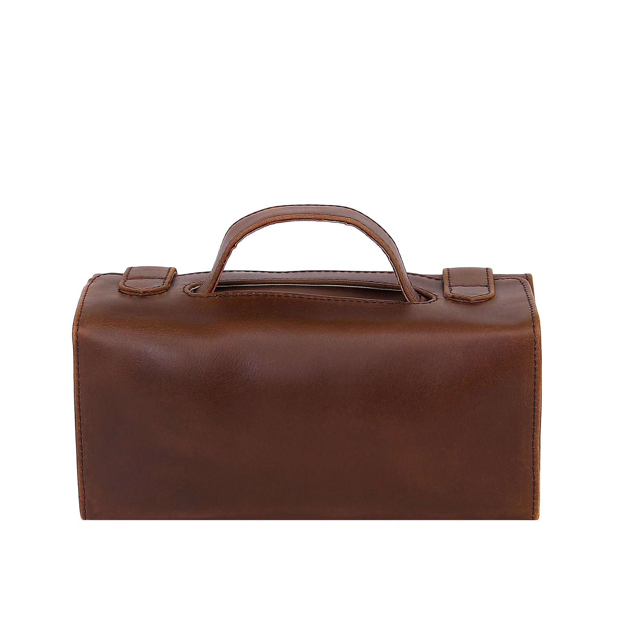 Leather Wash Bag 2018 - Medium Brown