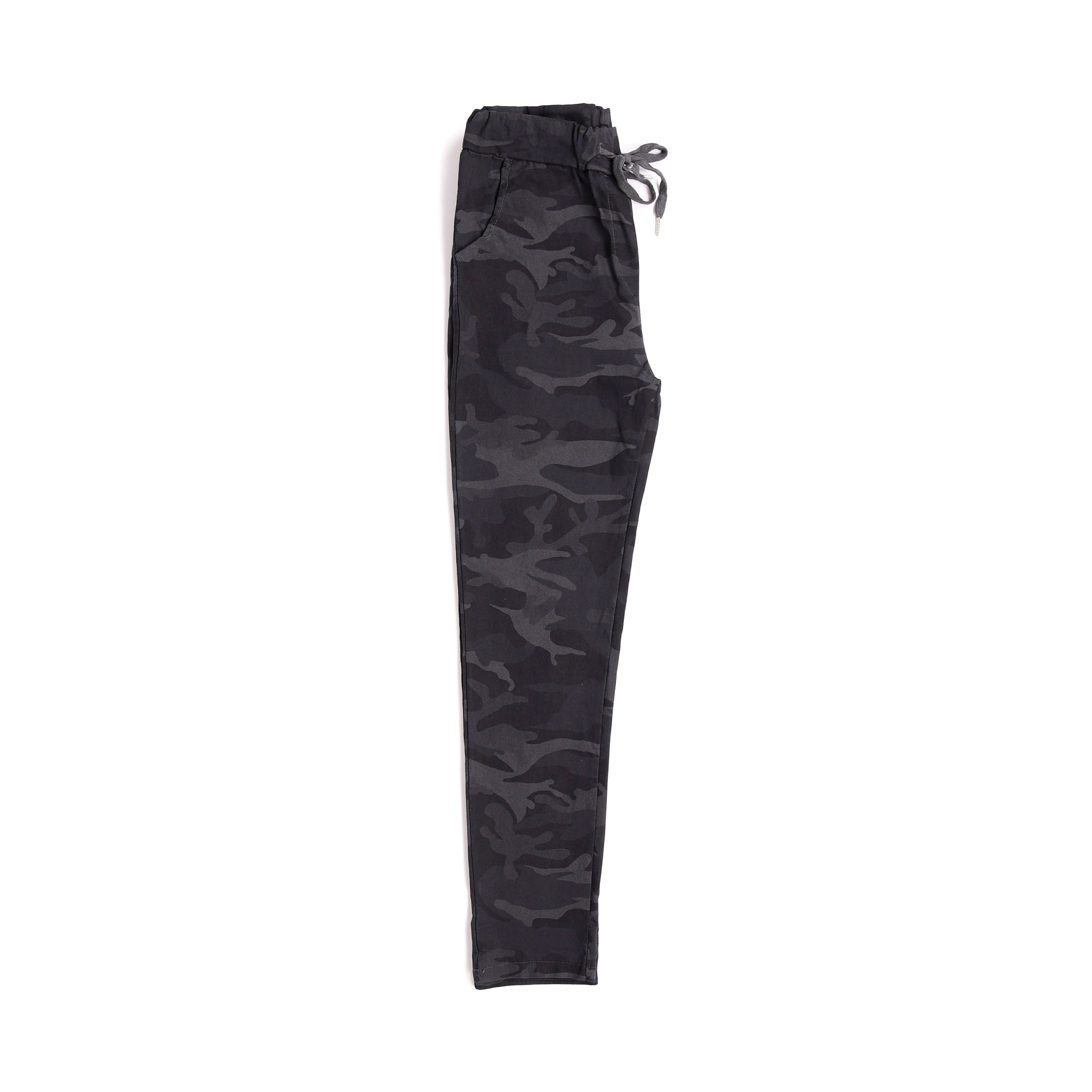 Camo Magic Stretch Trousers - Charcoal