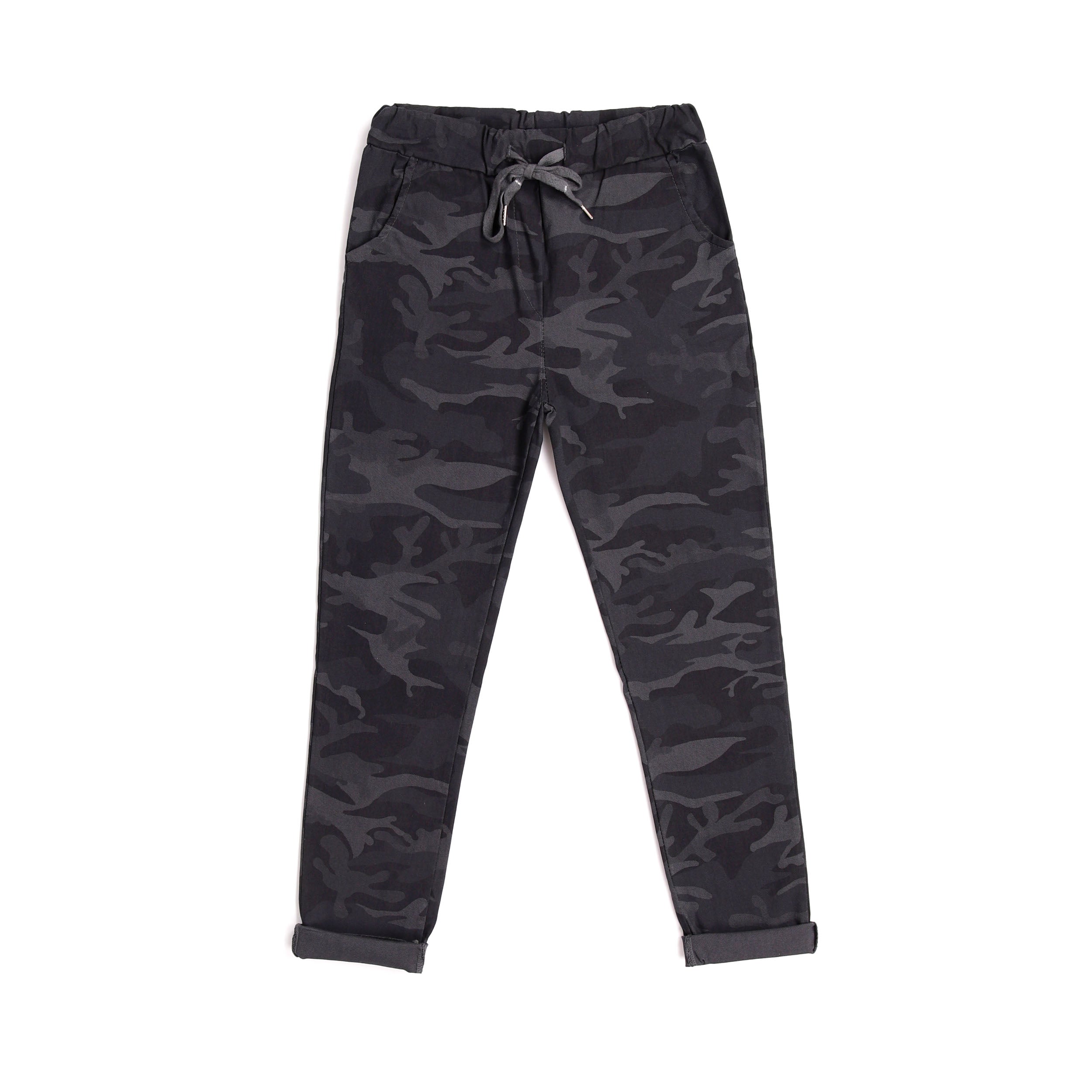 Camo Magic Stretch Trousers - Charcoal