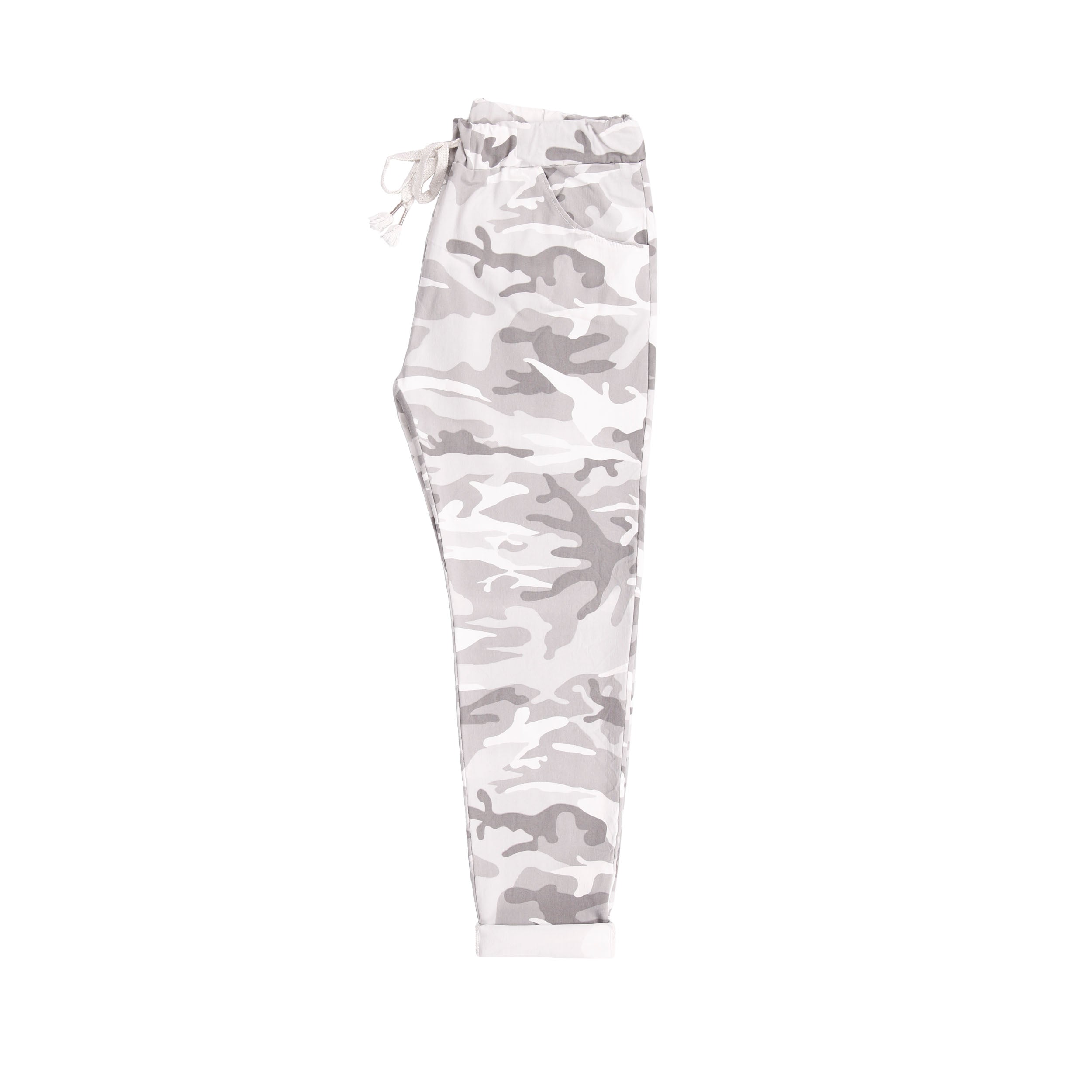 Camouflage Magic Super Stretch Trousers - White