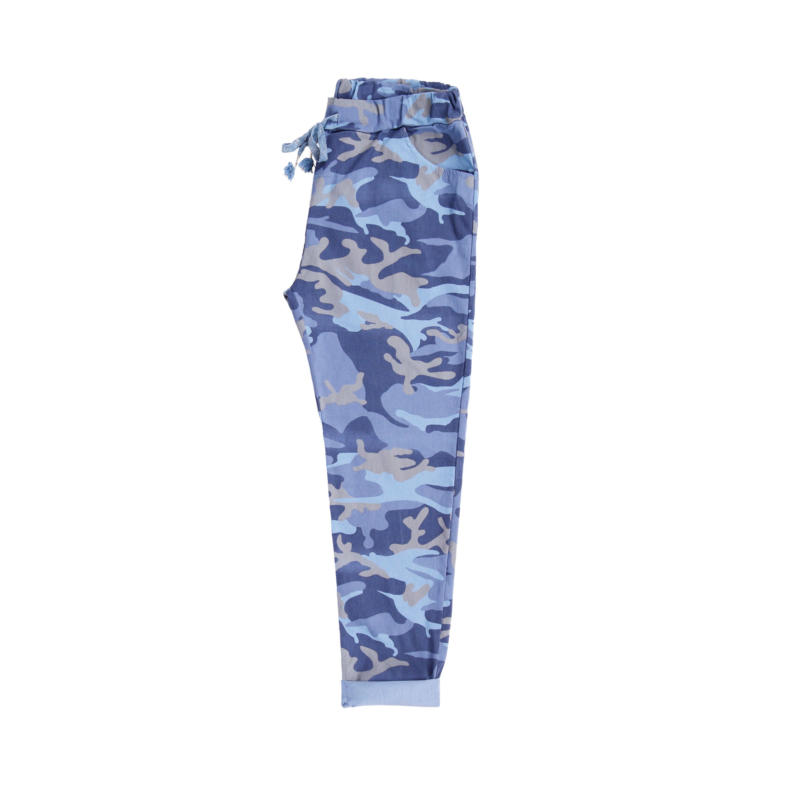 Camouflage Magic Super Stretch Trousers - Denim Light