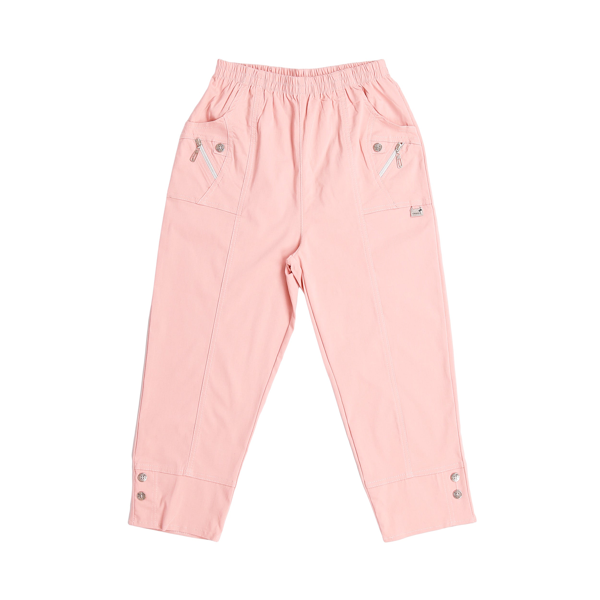 Cherry Berry Cropped Trousers - Pink