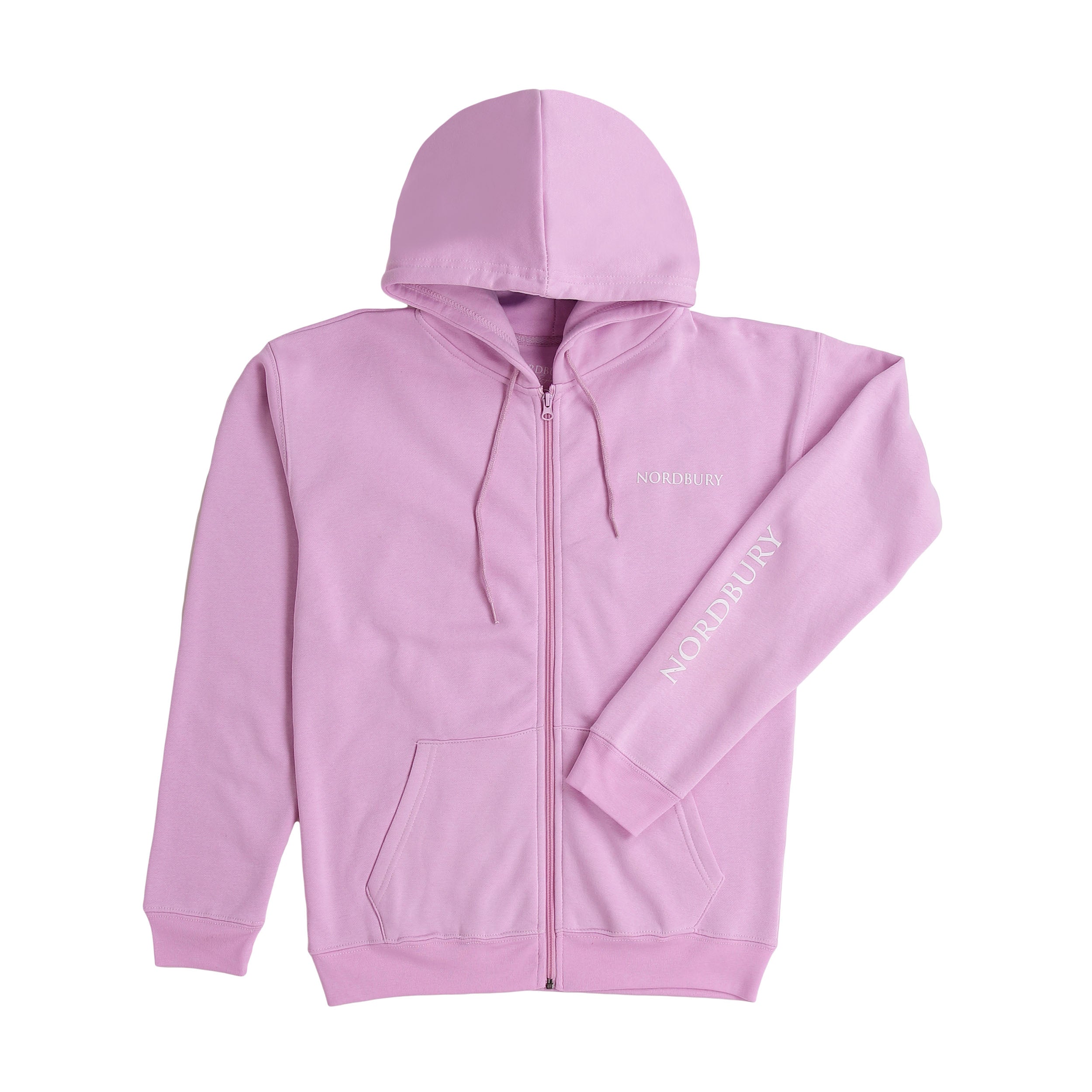 Women Zip Up Hoodie - Lilac