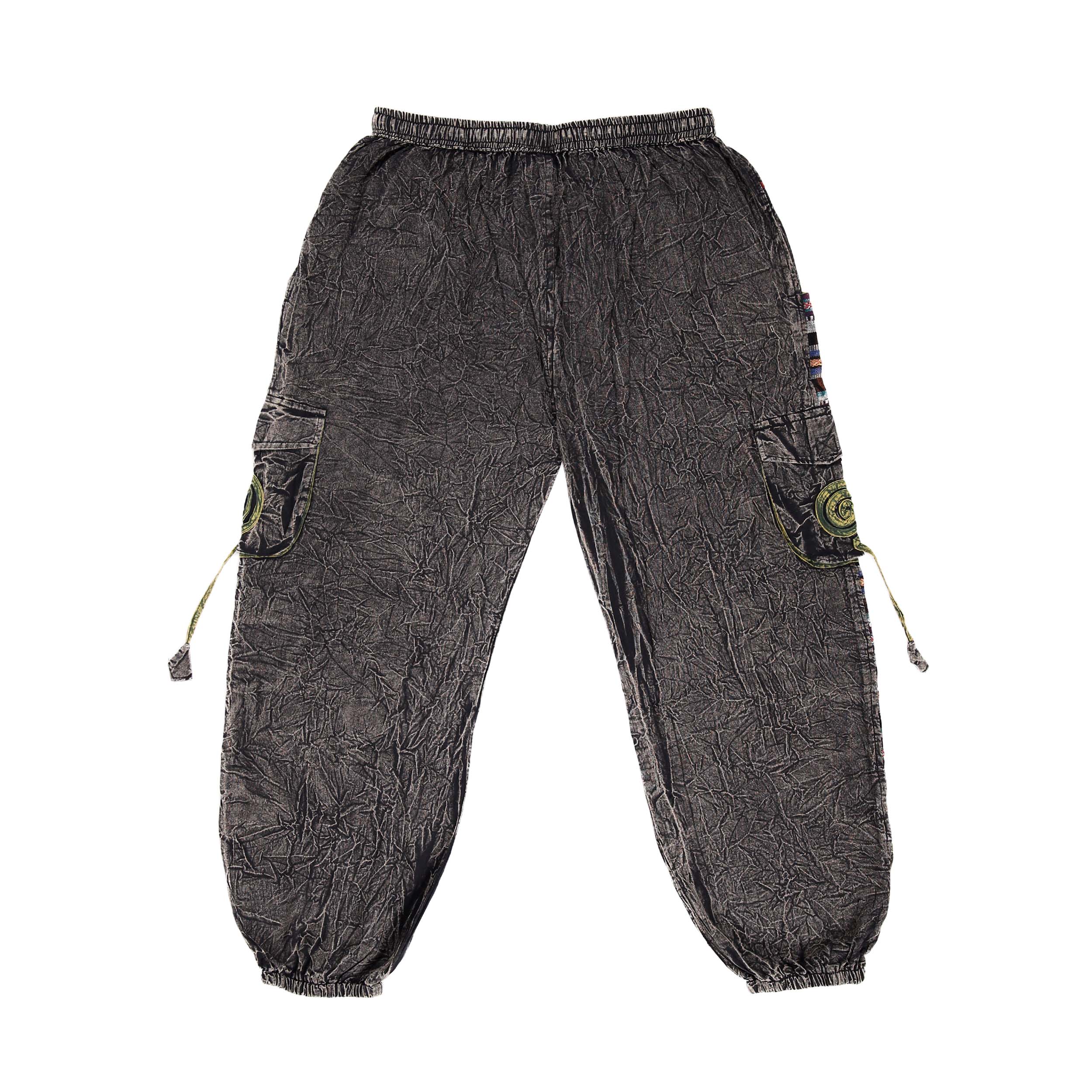 Hippie Baggy Harem Trousers - Charcoal