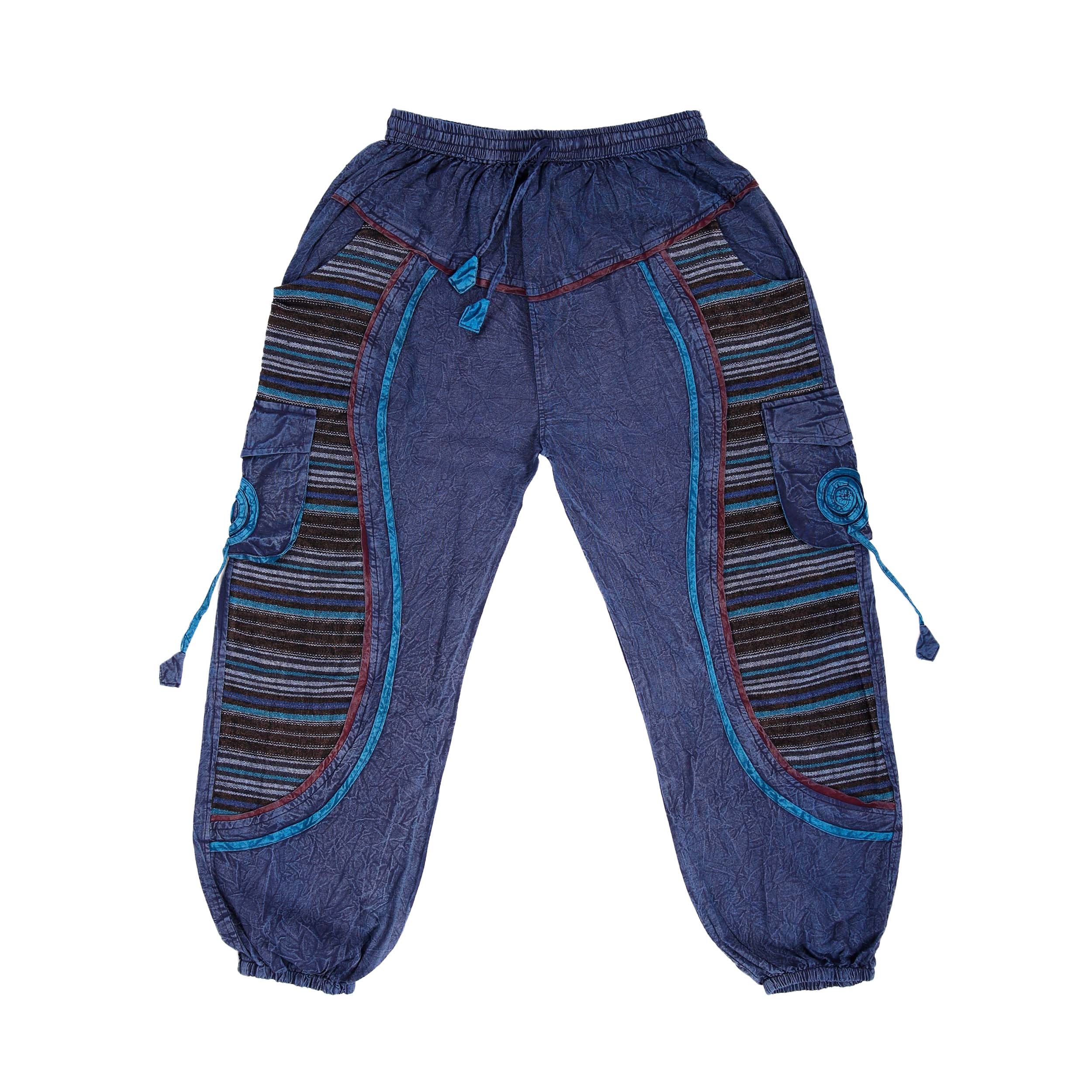 Hippie Baggy Harem Trousers - Navy