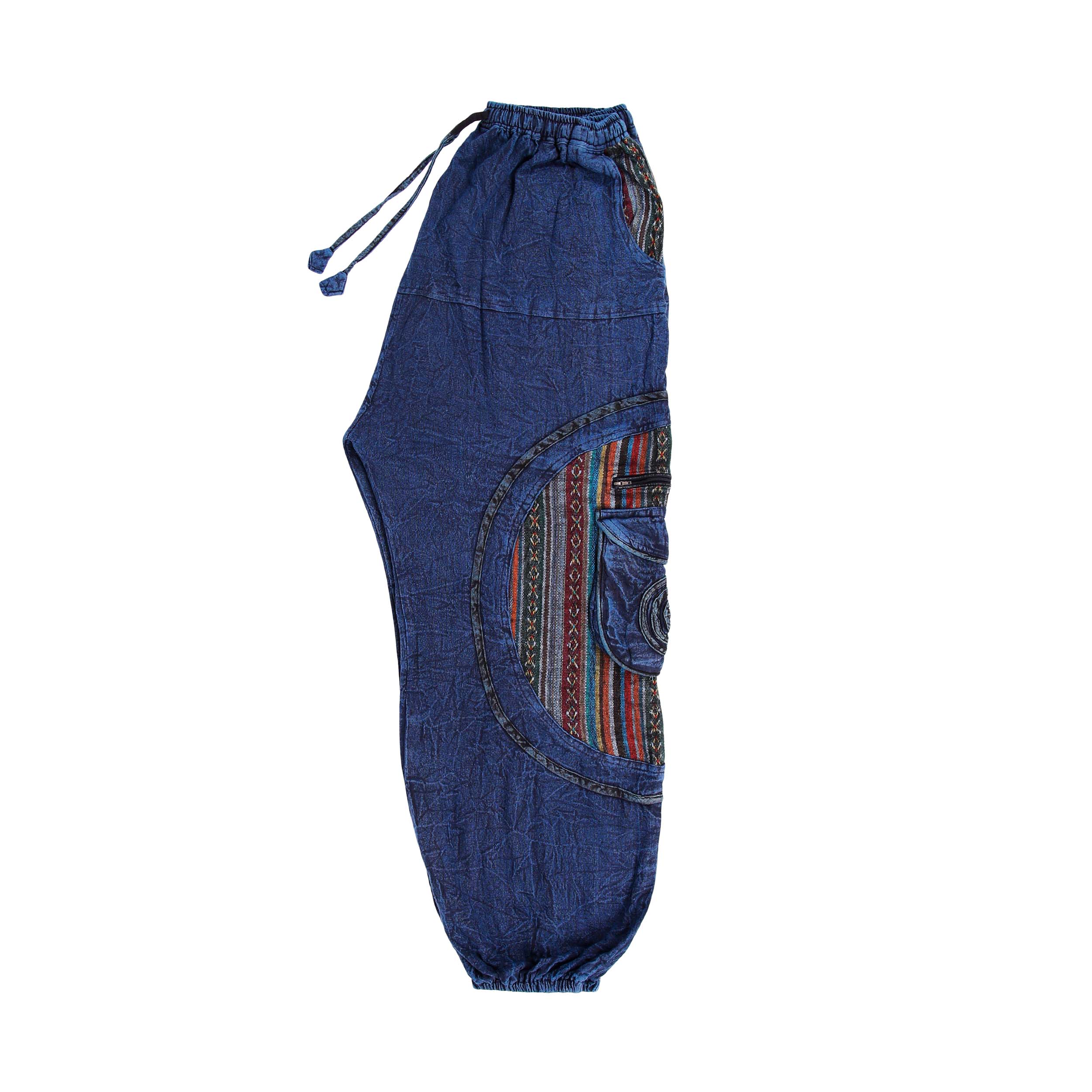 Hippie Harem Trousers - Navy