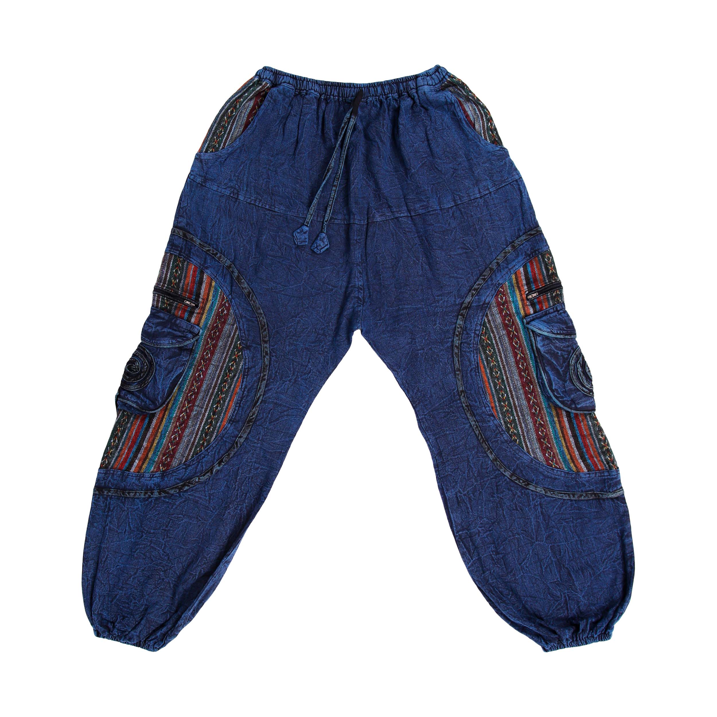 Hippie Harem Trousers - Navy