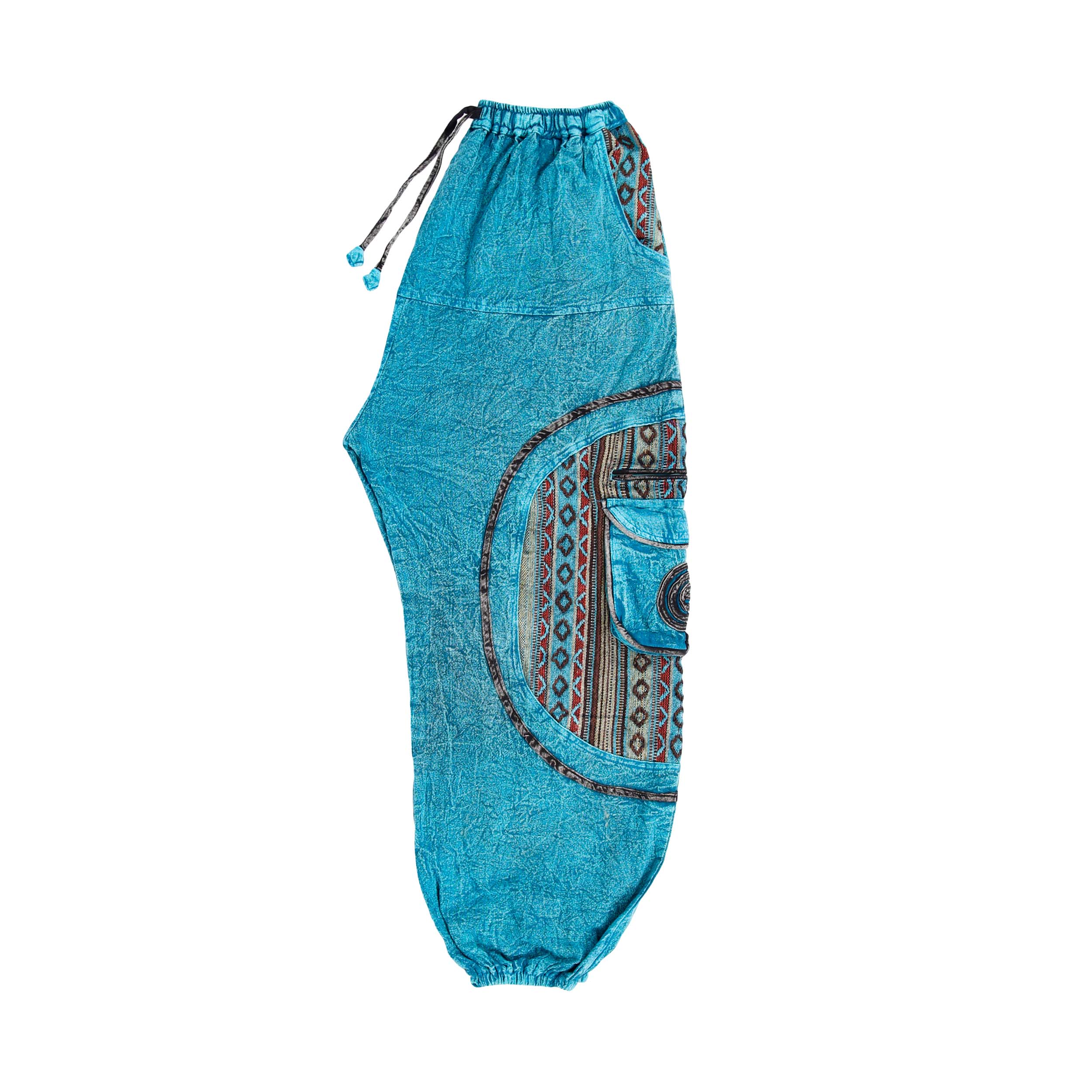 Hippie Harem Trousers - Turquoise