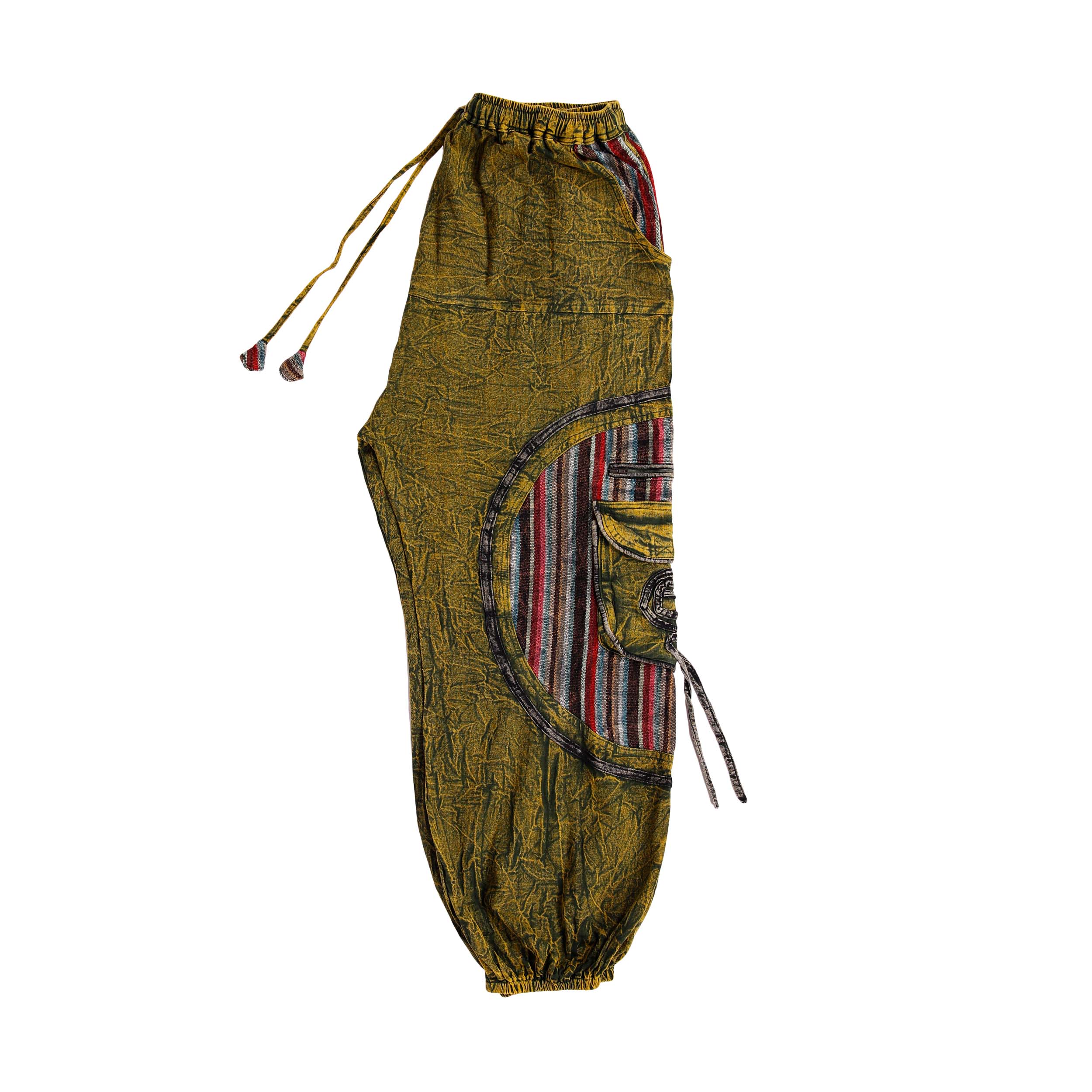 Hippie Harem Trousers - Khaki