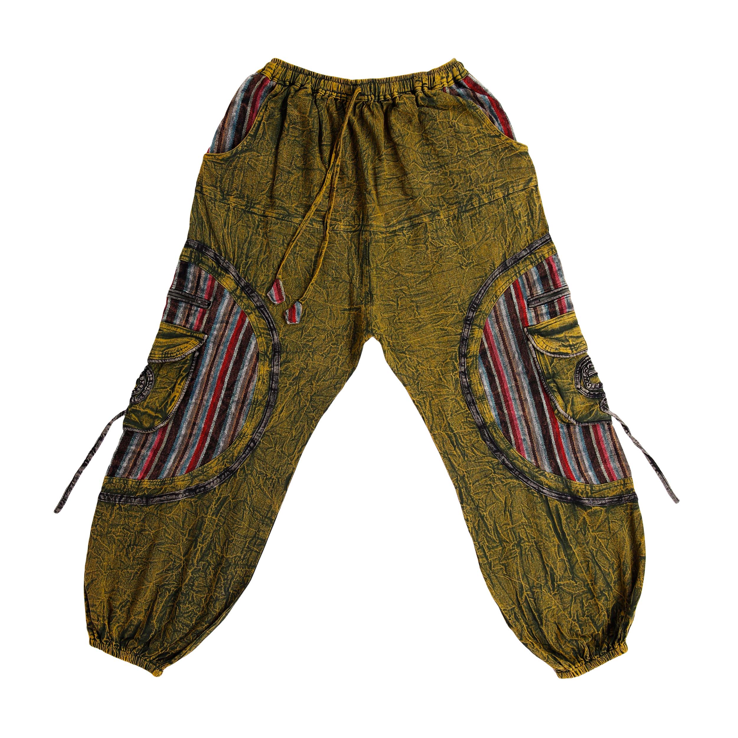 Hippie Harem Trousers - Khaki