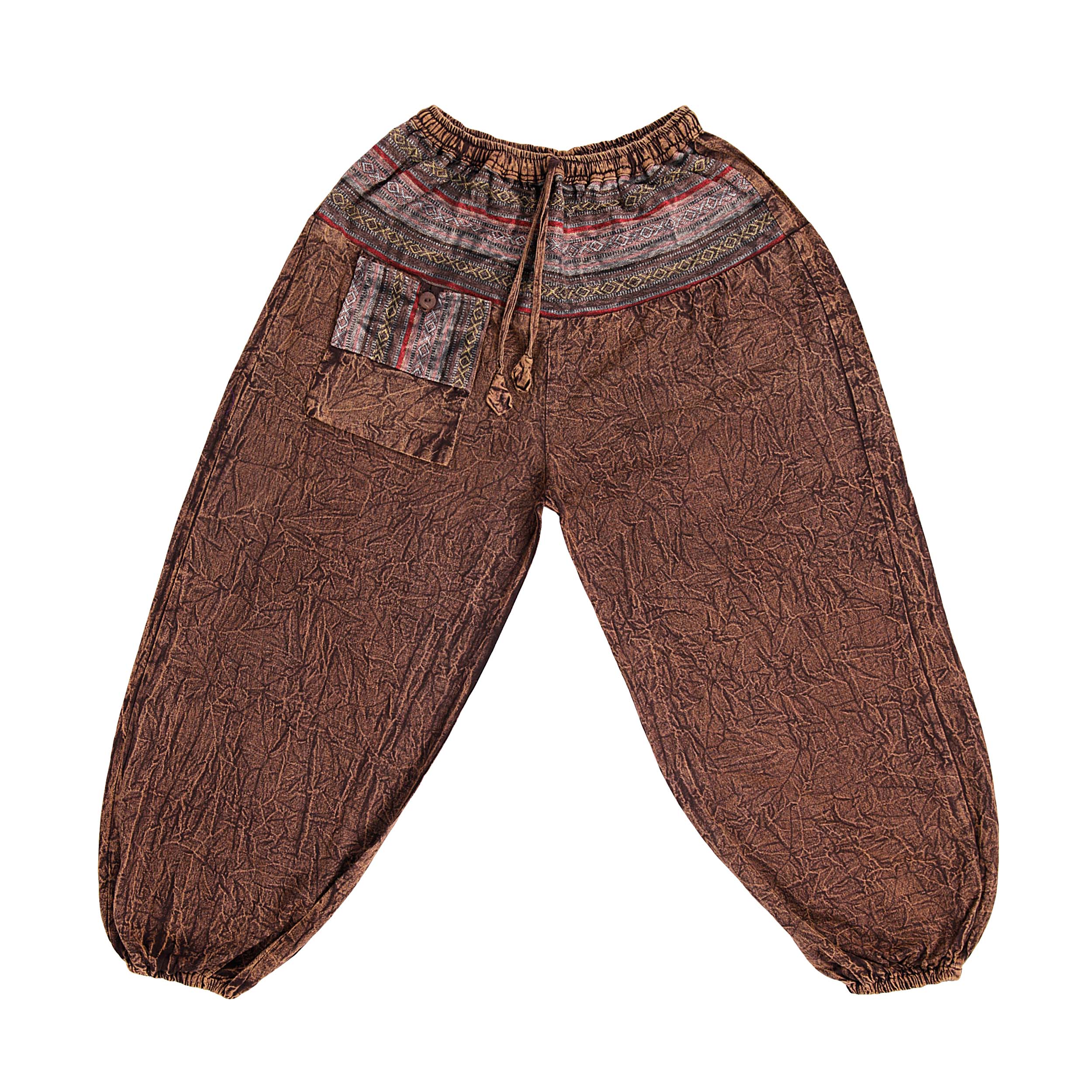 Harem Ghari Trousers - Coffee