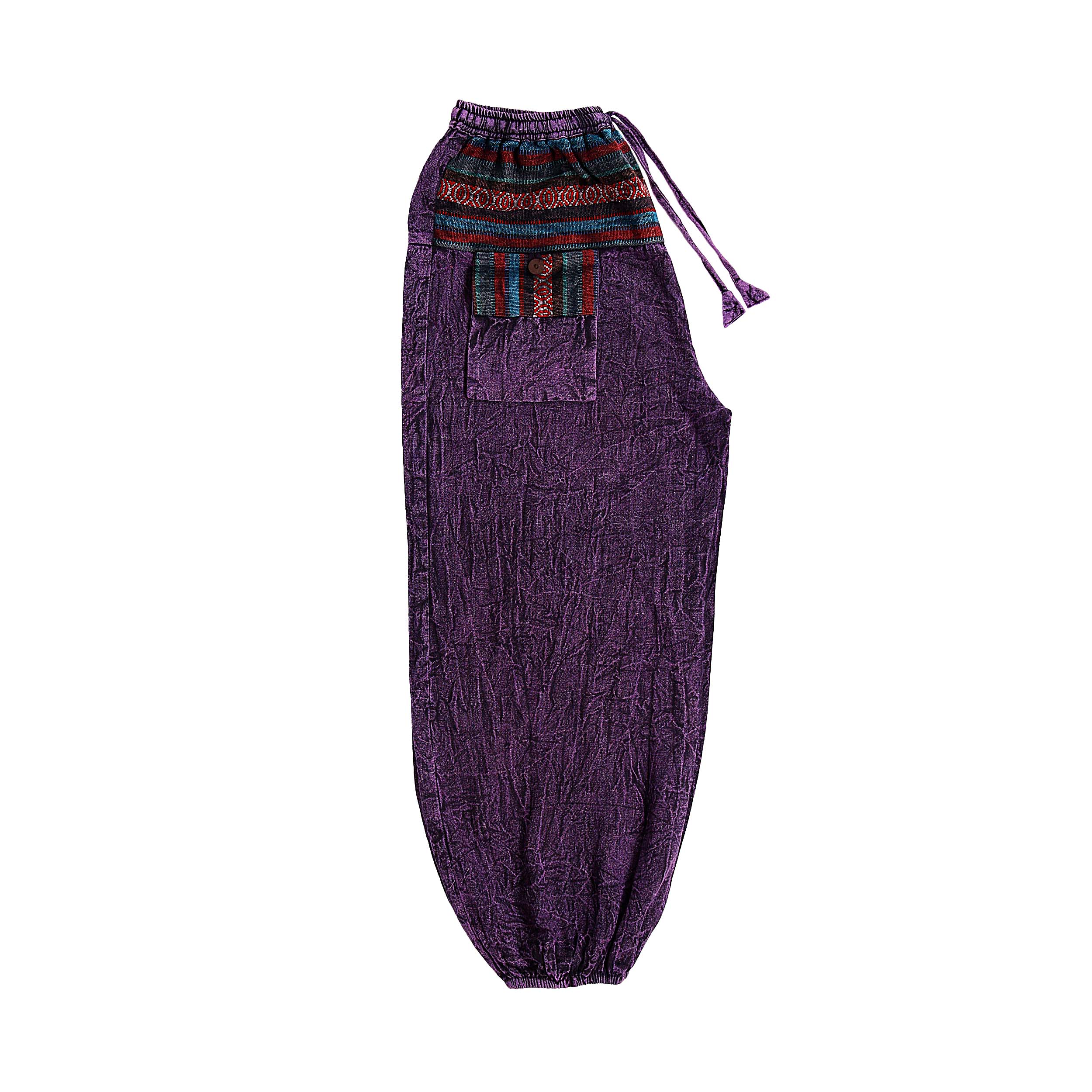 Harem Ghari Trousers - Magenta