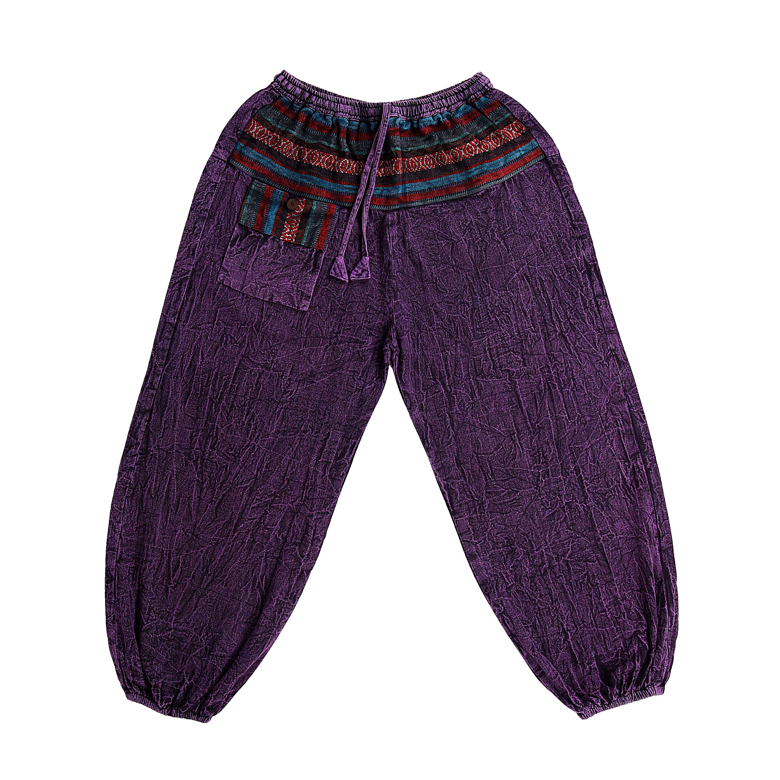 Harem Ghari Trousers - Magenta