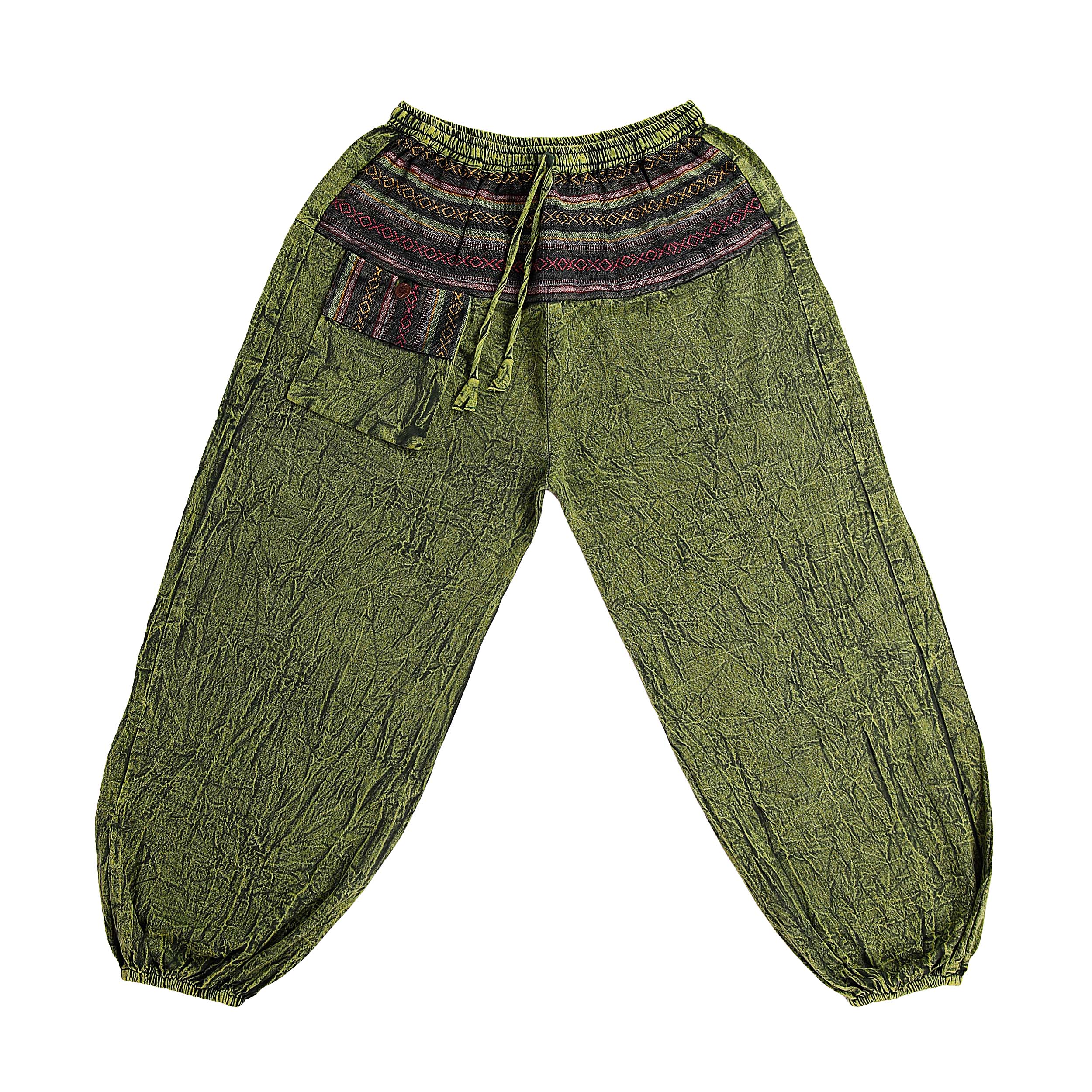 Harem Ghari Trousers - Green