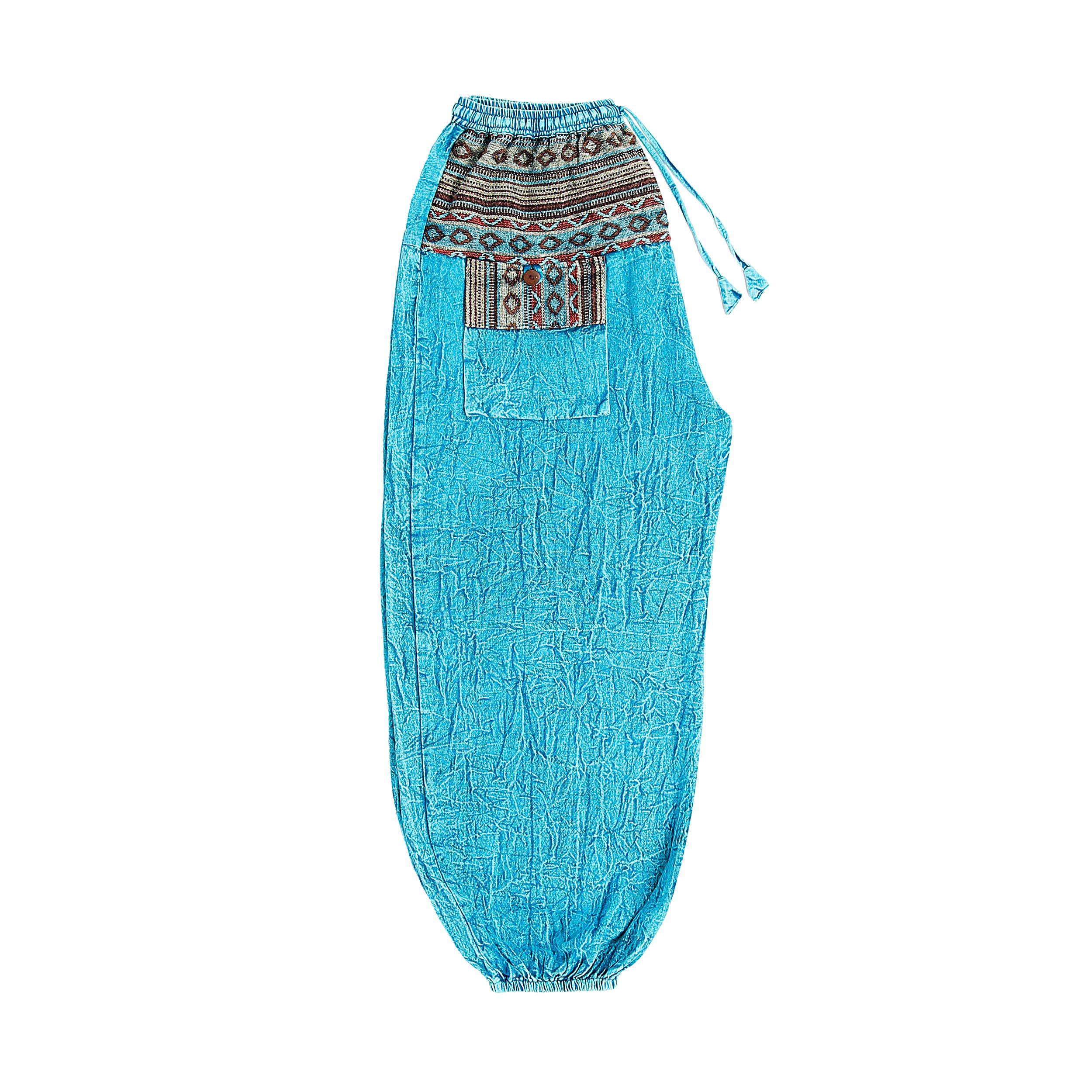 Harem Ghari Trousers - Turquoise