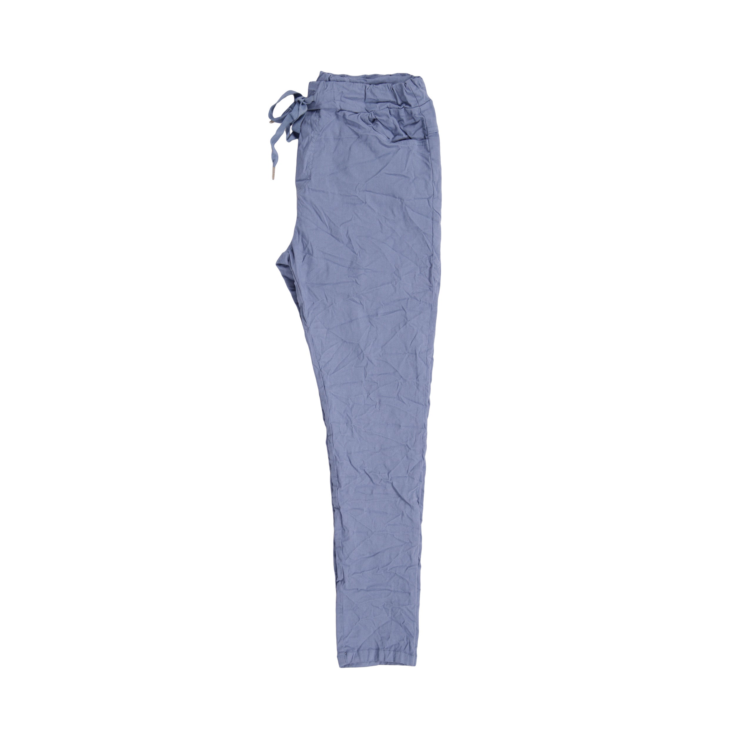 Magic Pants Crushed Back Pockets - Denim Blue