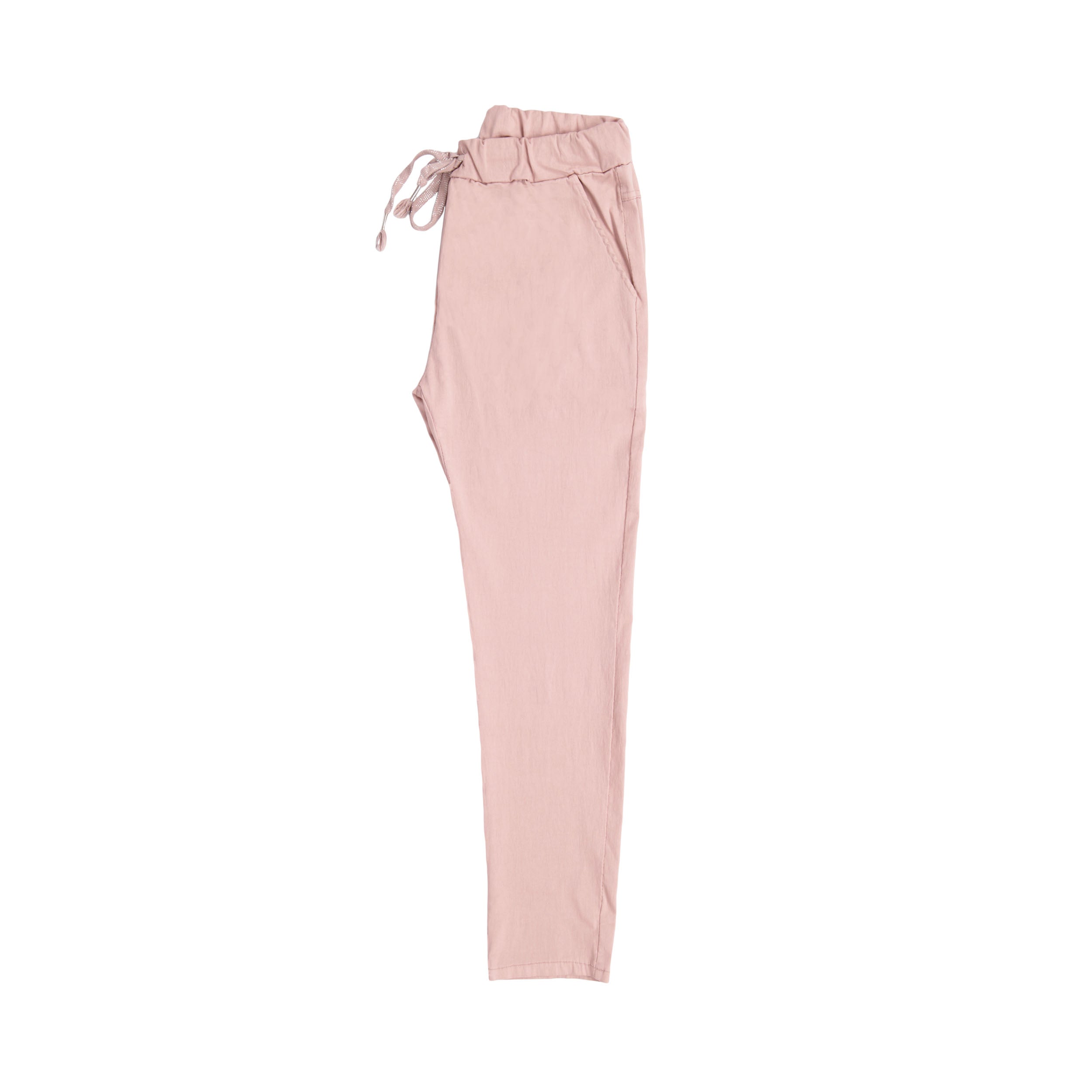 Magic Pants Plain Back Pockets - Pink