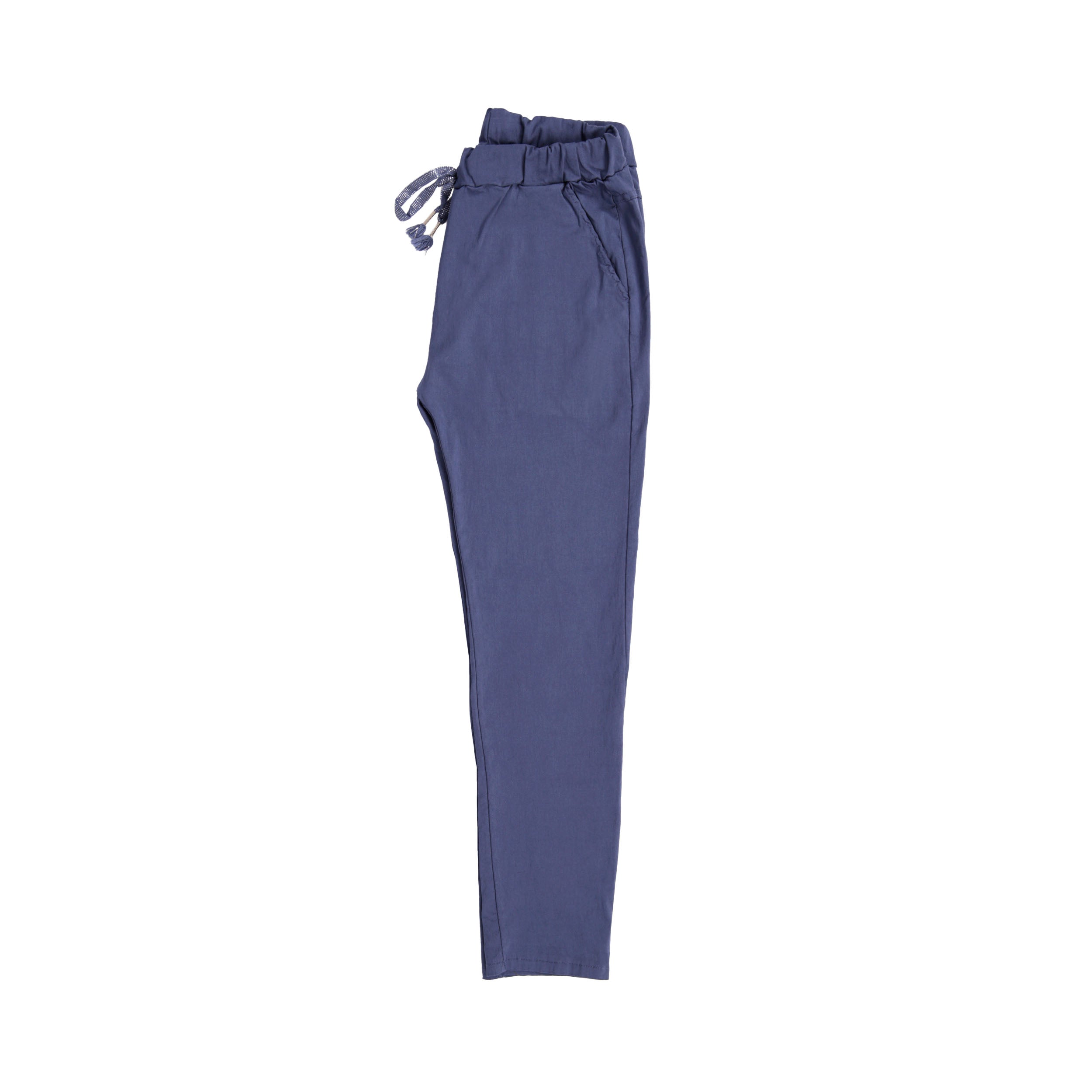 Magic Pants Plain Back Pockets - Denim Blue