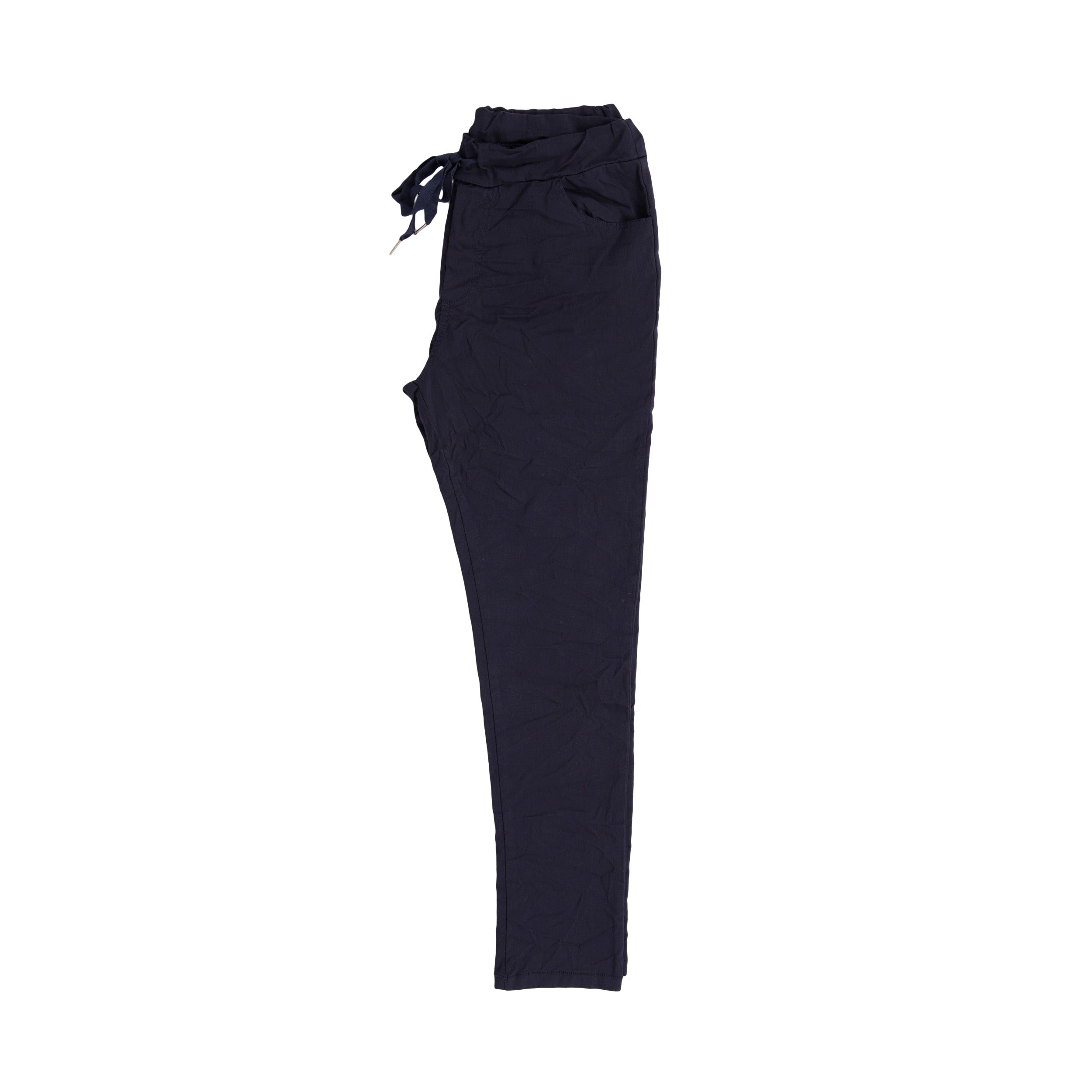 Magic Pants Crushed Back Pockets - Navy