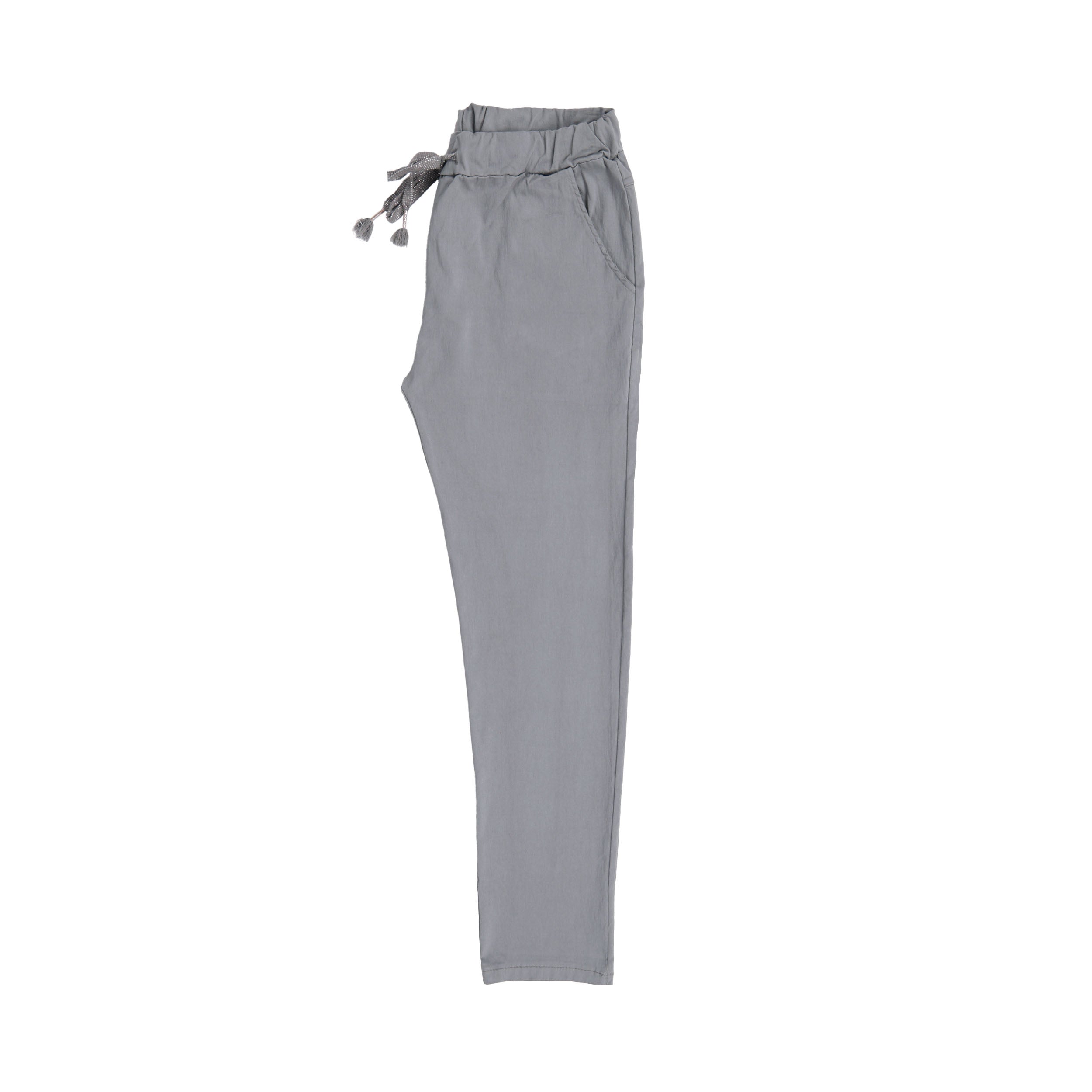 Magic Pants Plain Back Pockets - Grey