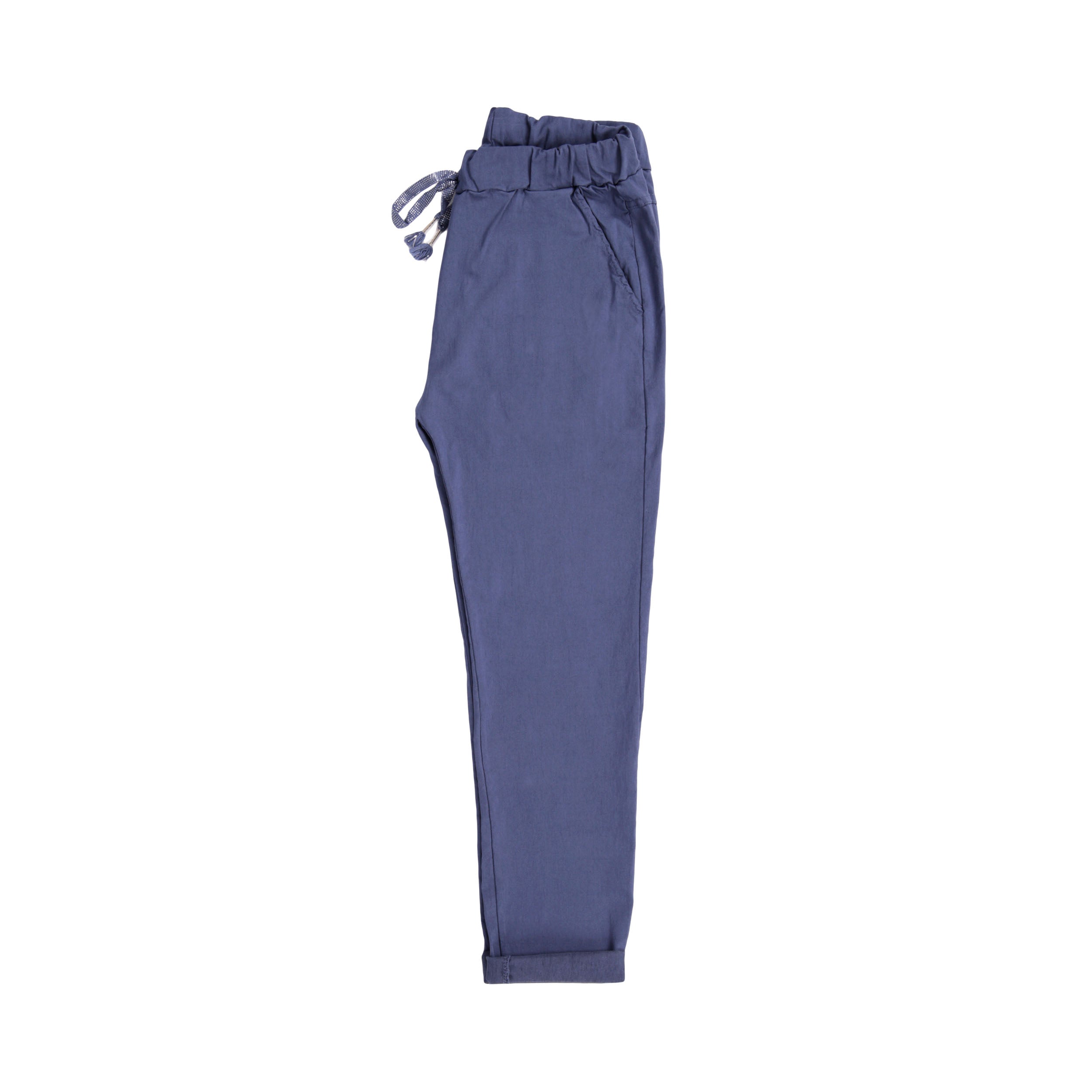 Magic Pants Plain Back Pockets - Denim Blue