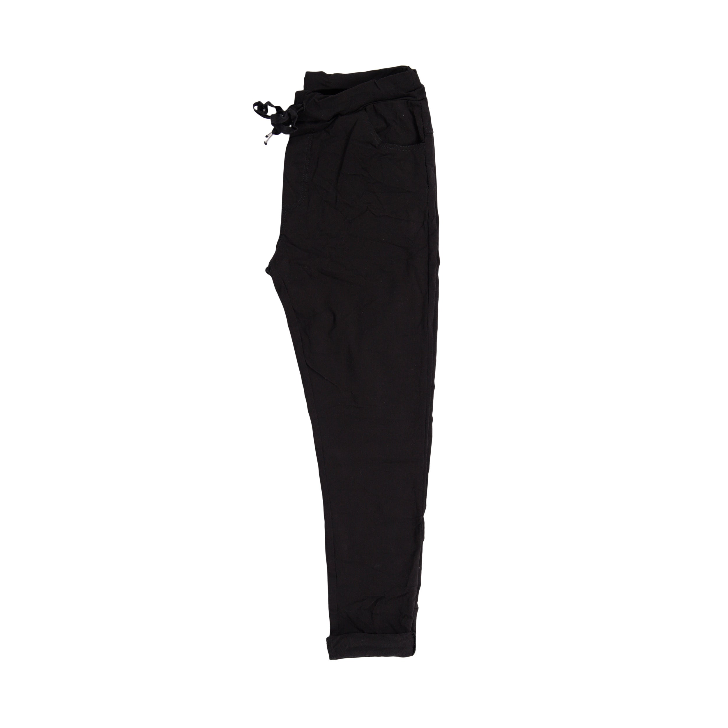 Magic Pants Crushed Back Pockets - Black