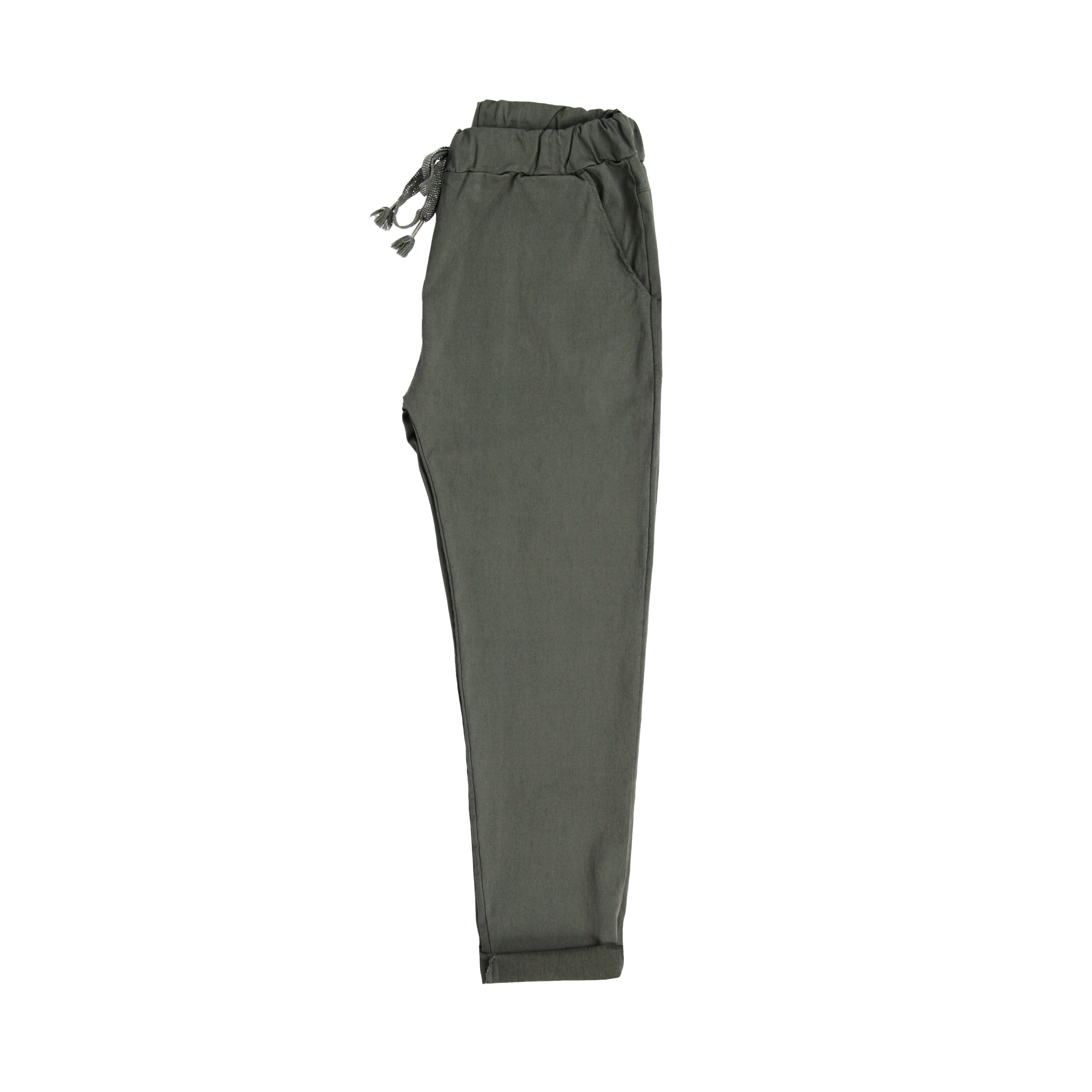 Magic Pants Plain Back Pockets - Khaki