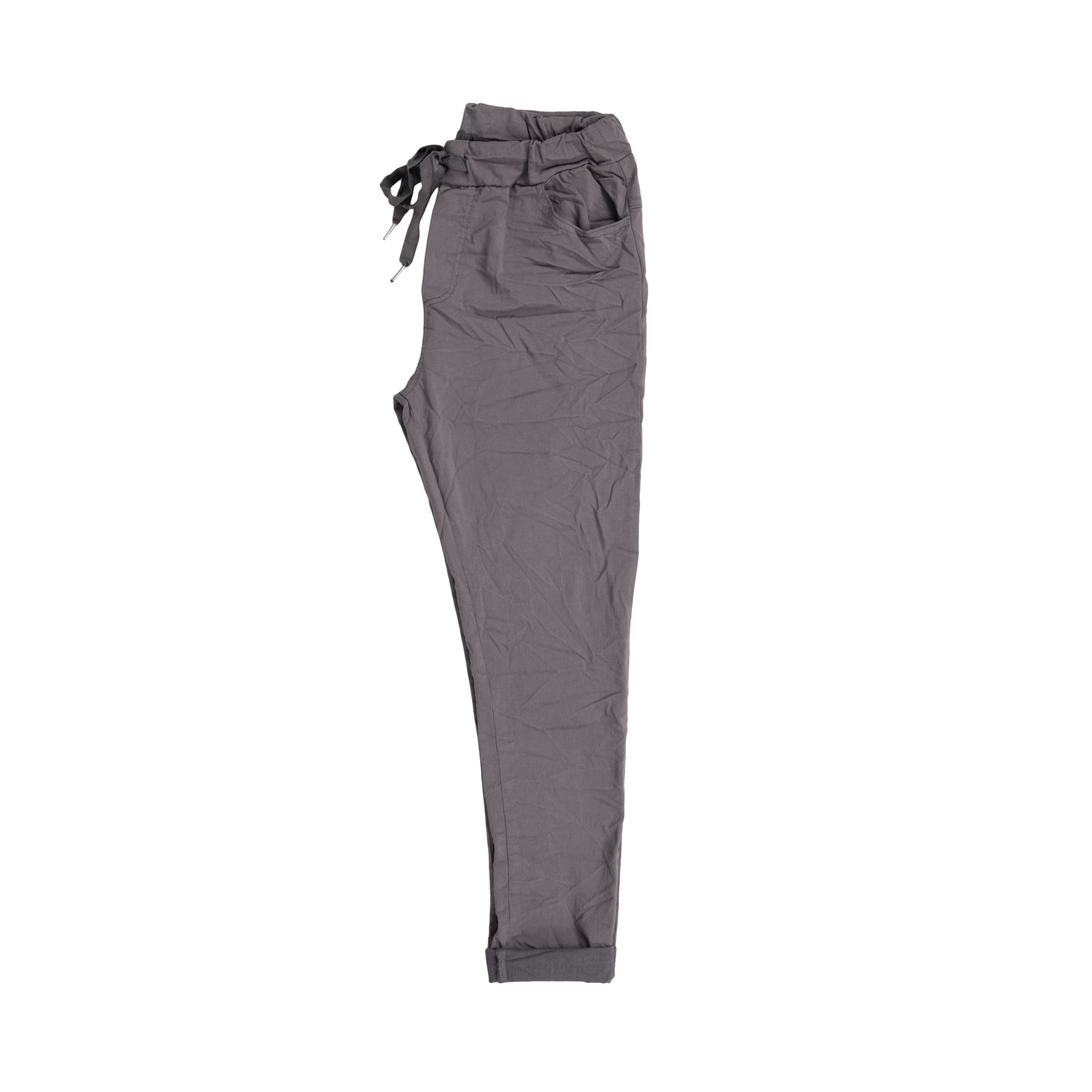 Magic Pants Crushed Back Pockets - Grey