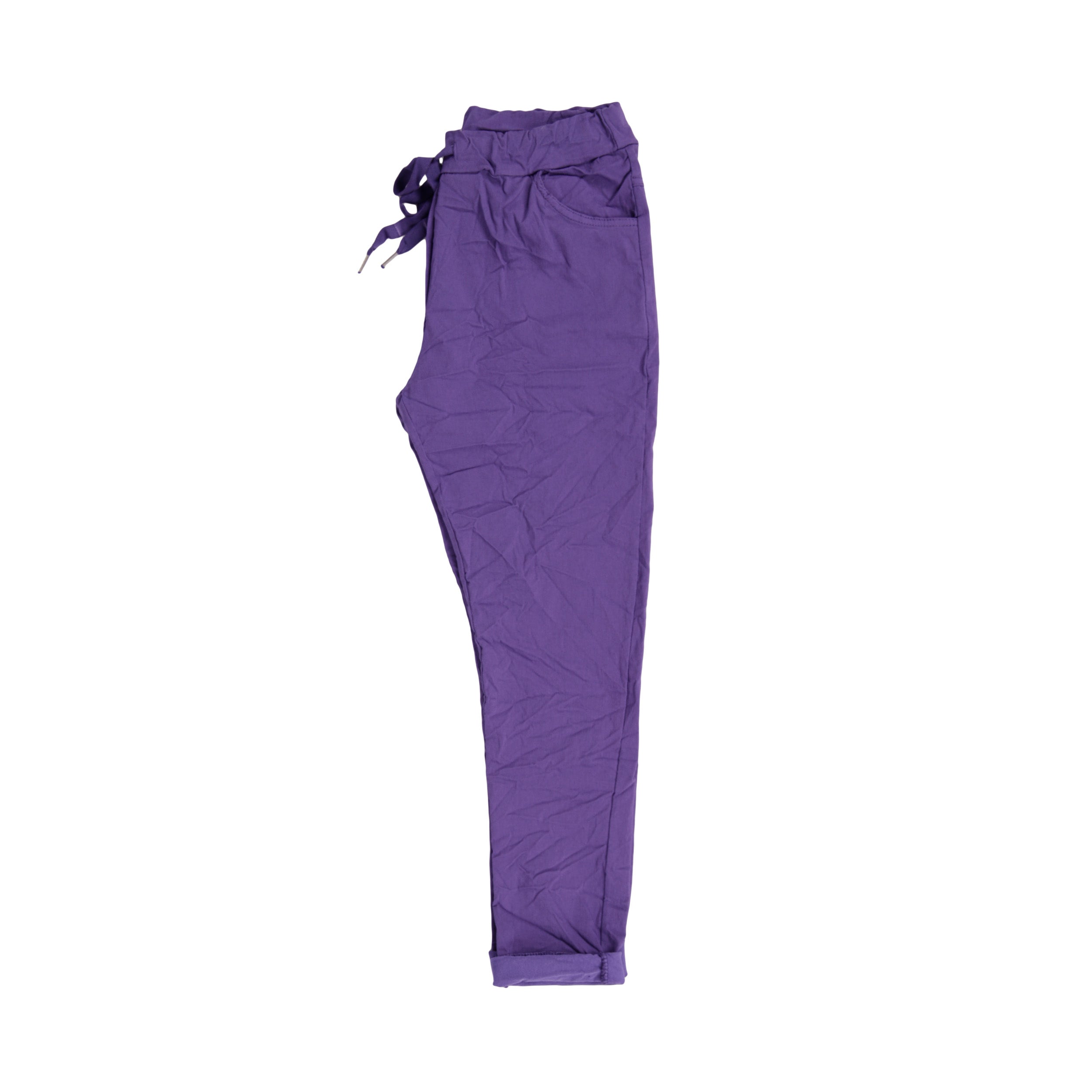 Magic Pants Crushed Back Pockets - Purple