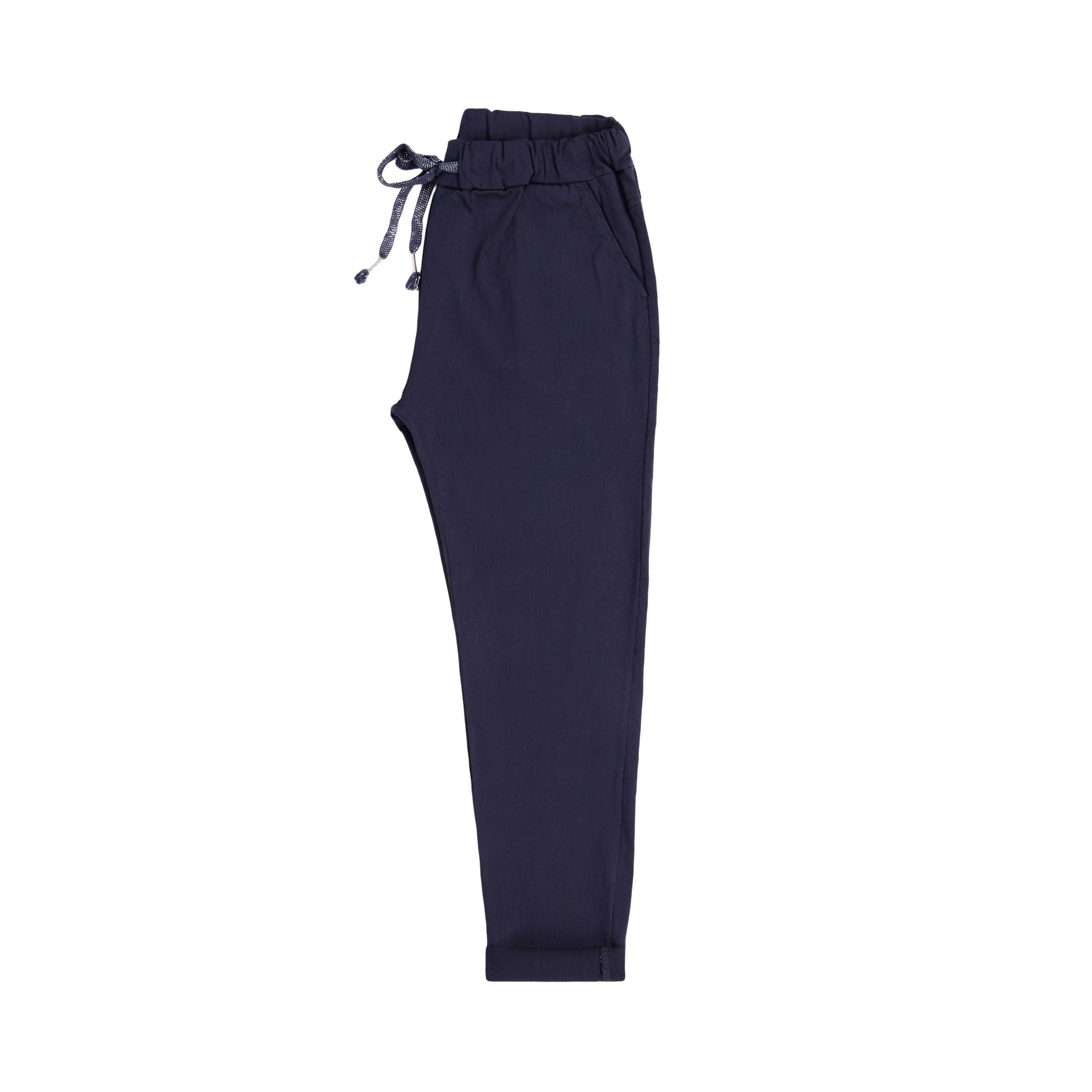 Magic Pants Plain Back Pockets - Navy