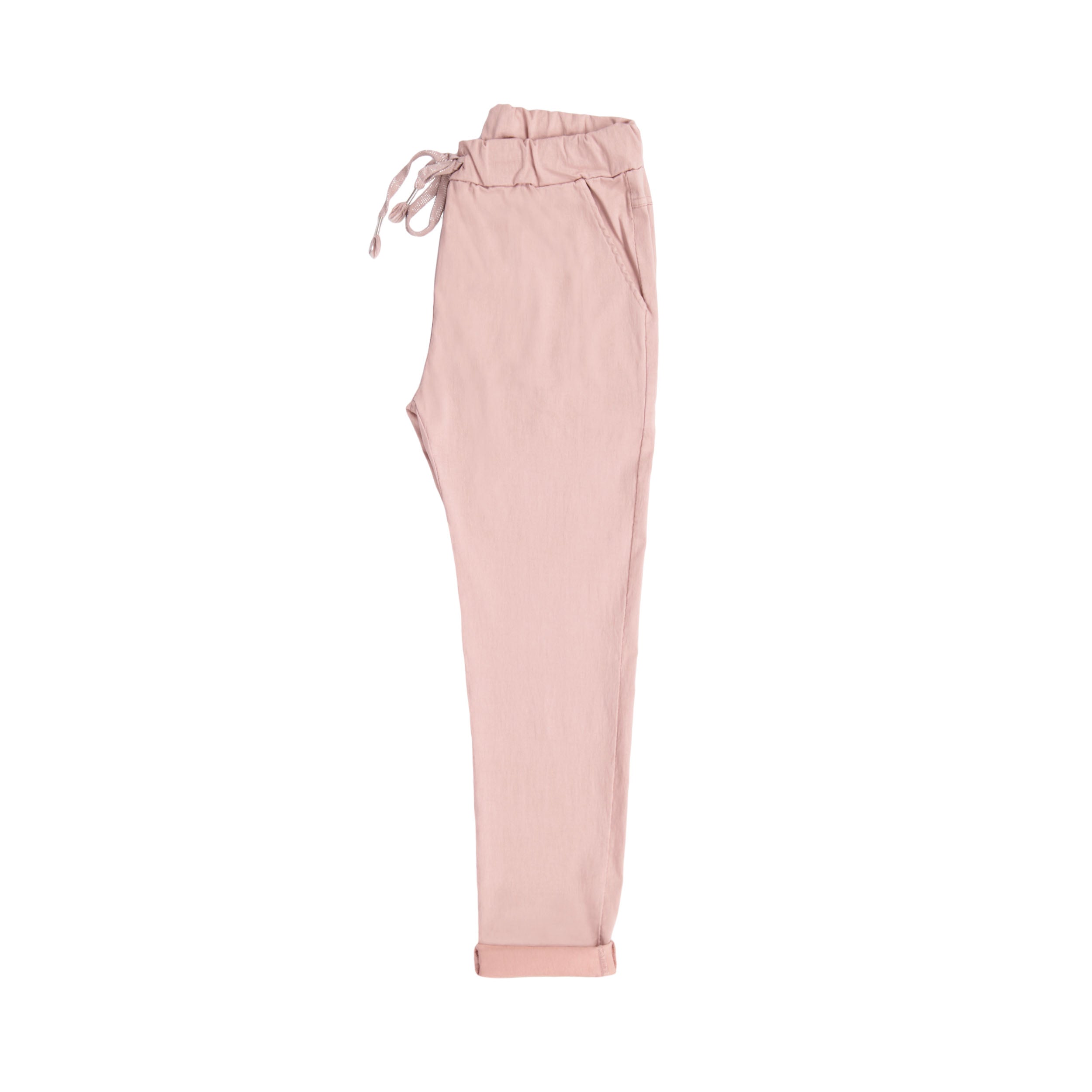 Magic Pants Plain Back Pockets - Pink