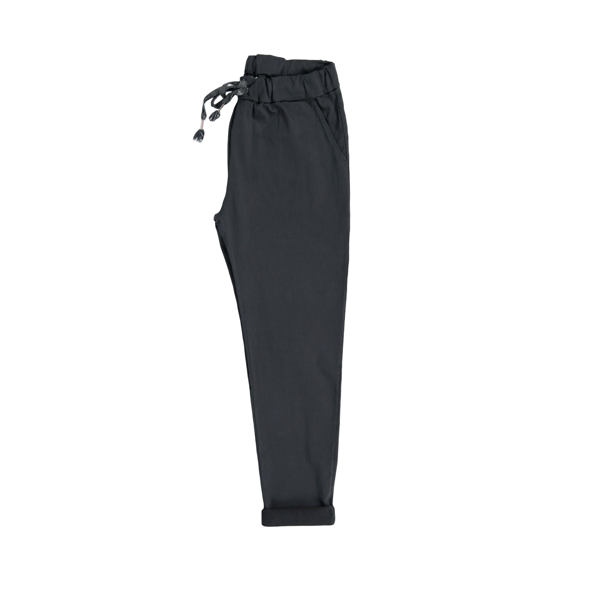 Magic Pants Plain Back Pockets - Charcoal