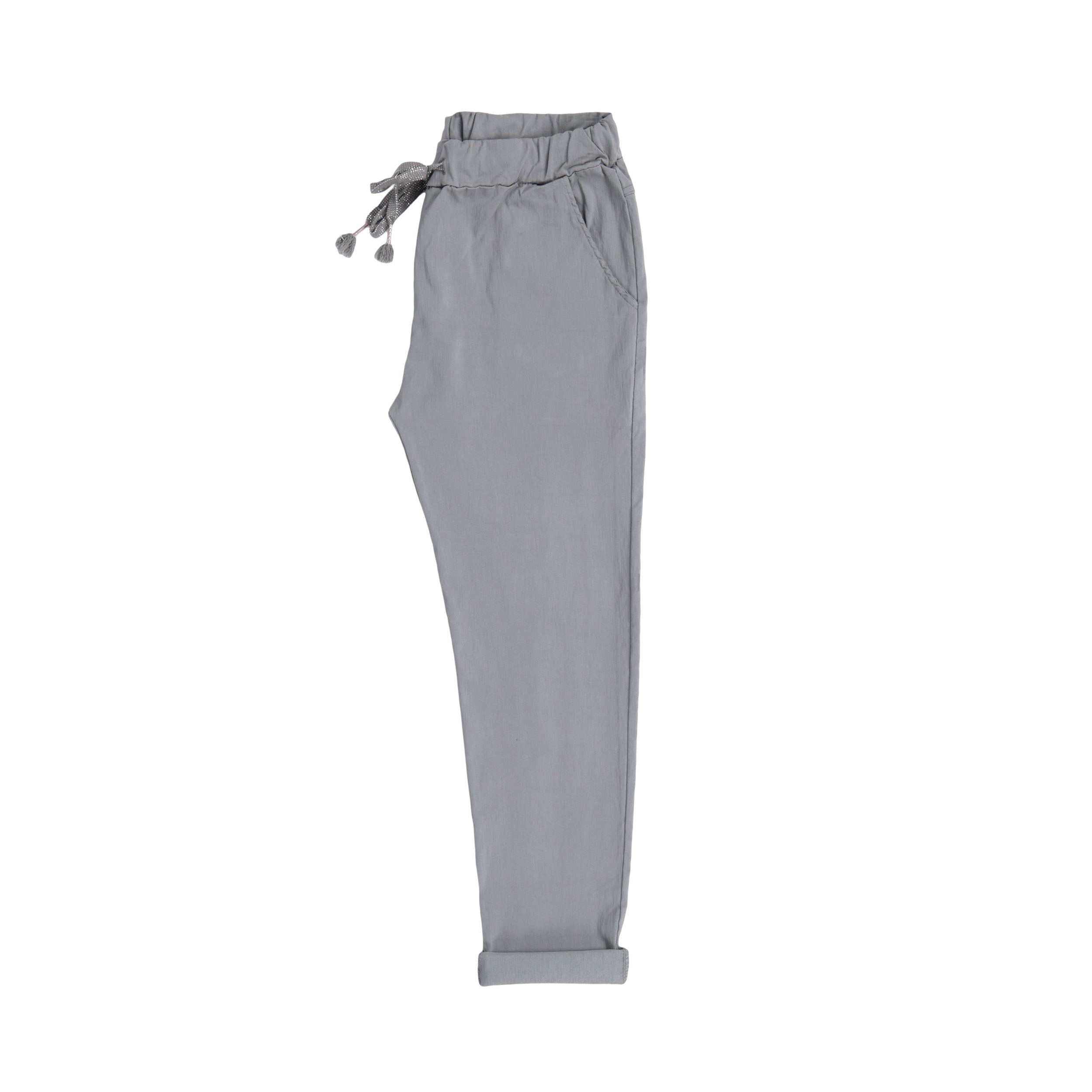 Magic Pants Plain Back Pockets - Grey