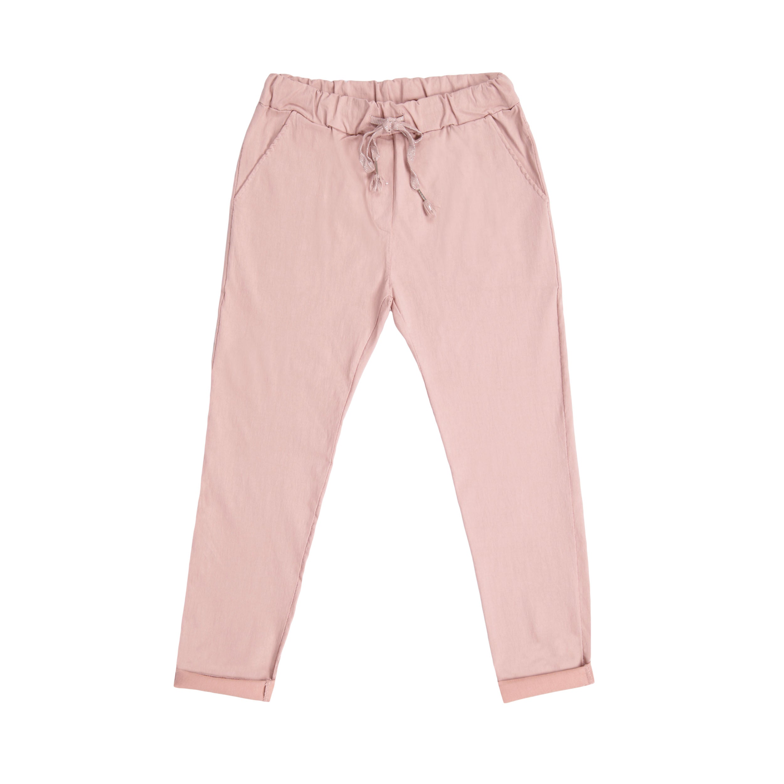 Magic Pants Plain Back Pockets - Pink