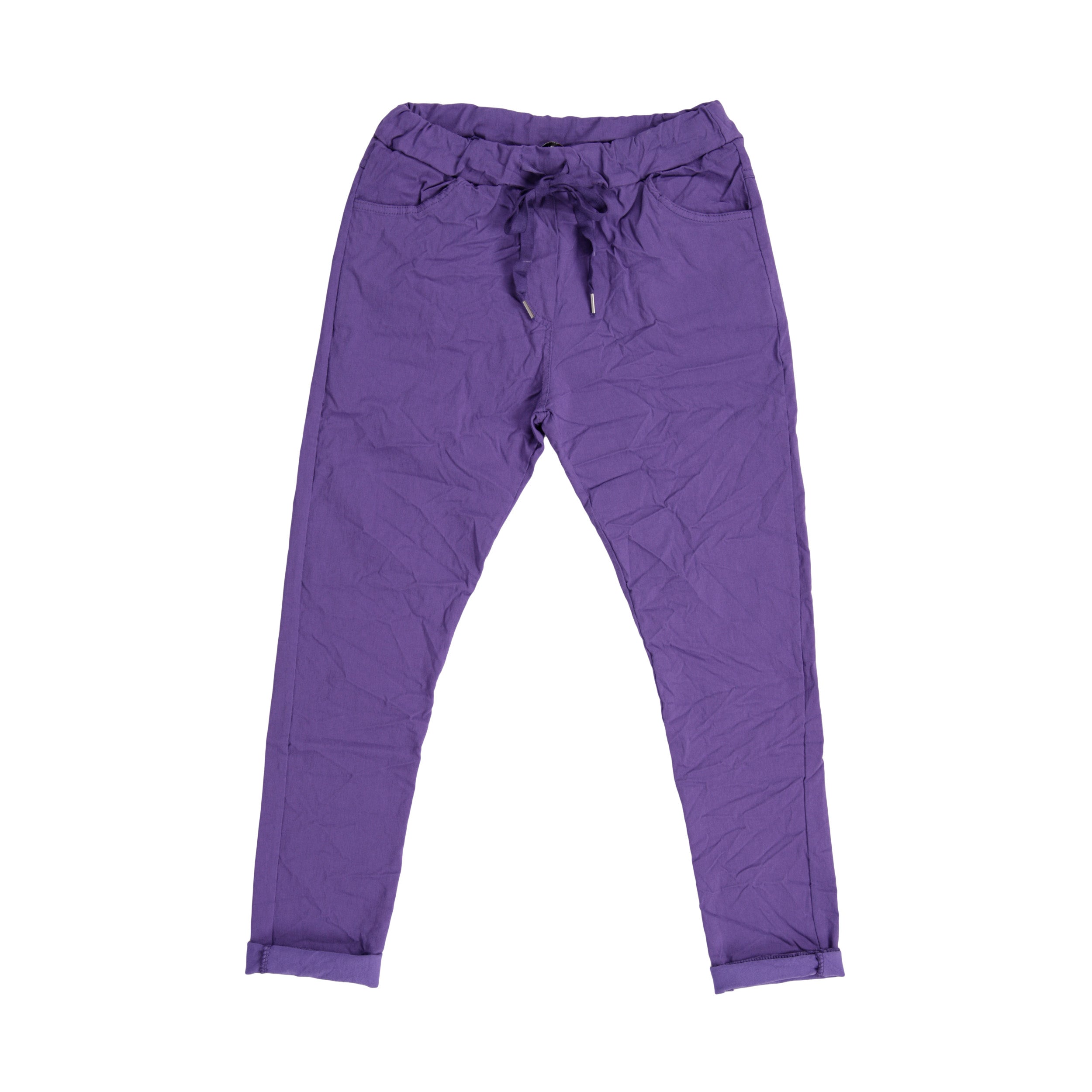 Magic Pants Crushed Back Pockets - Purple