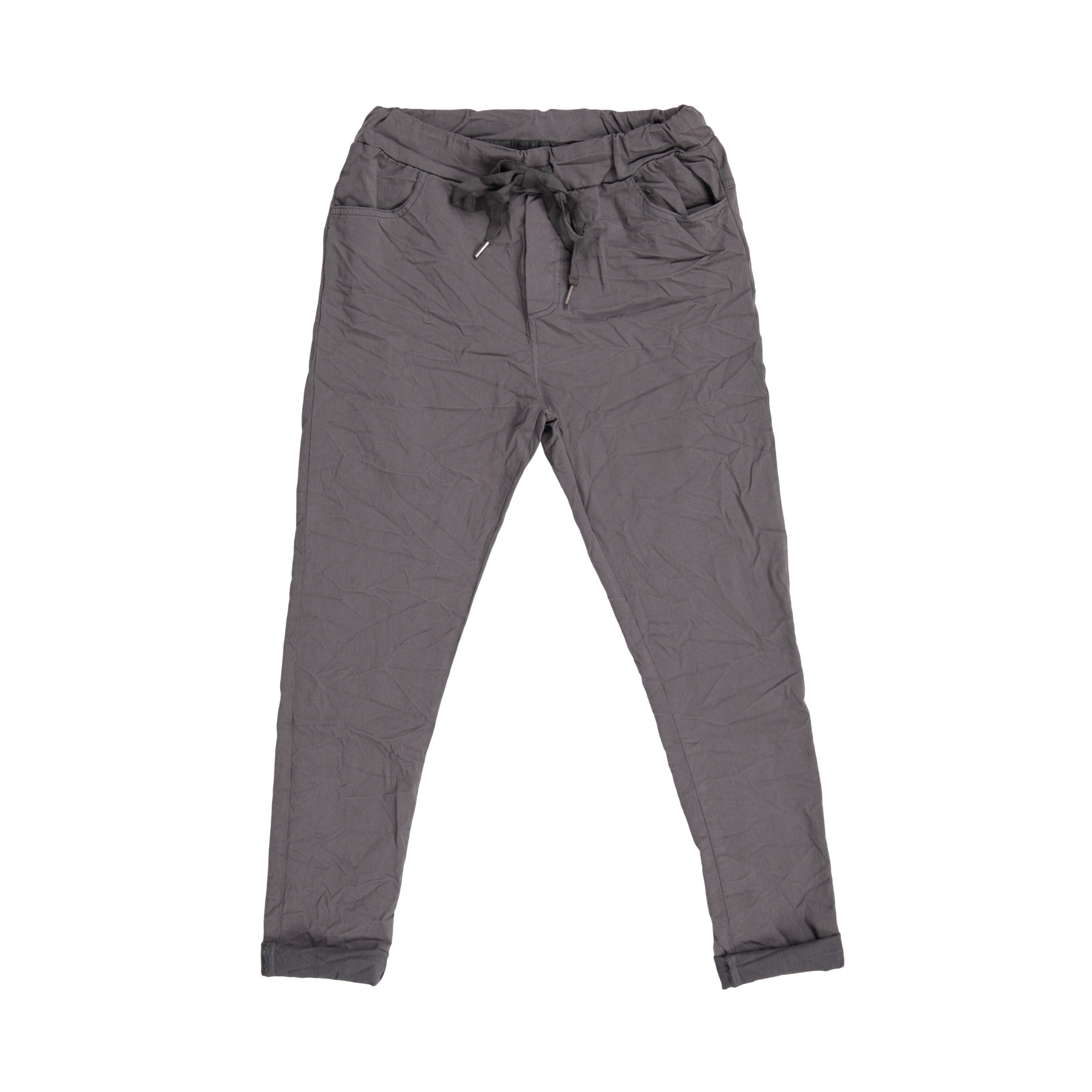 Magic Pants Crushed Back Pockets - Grey