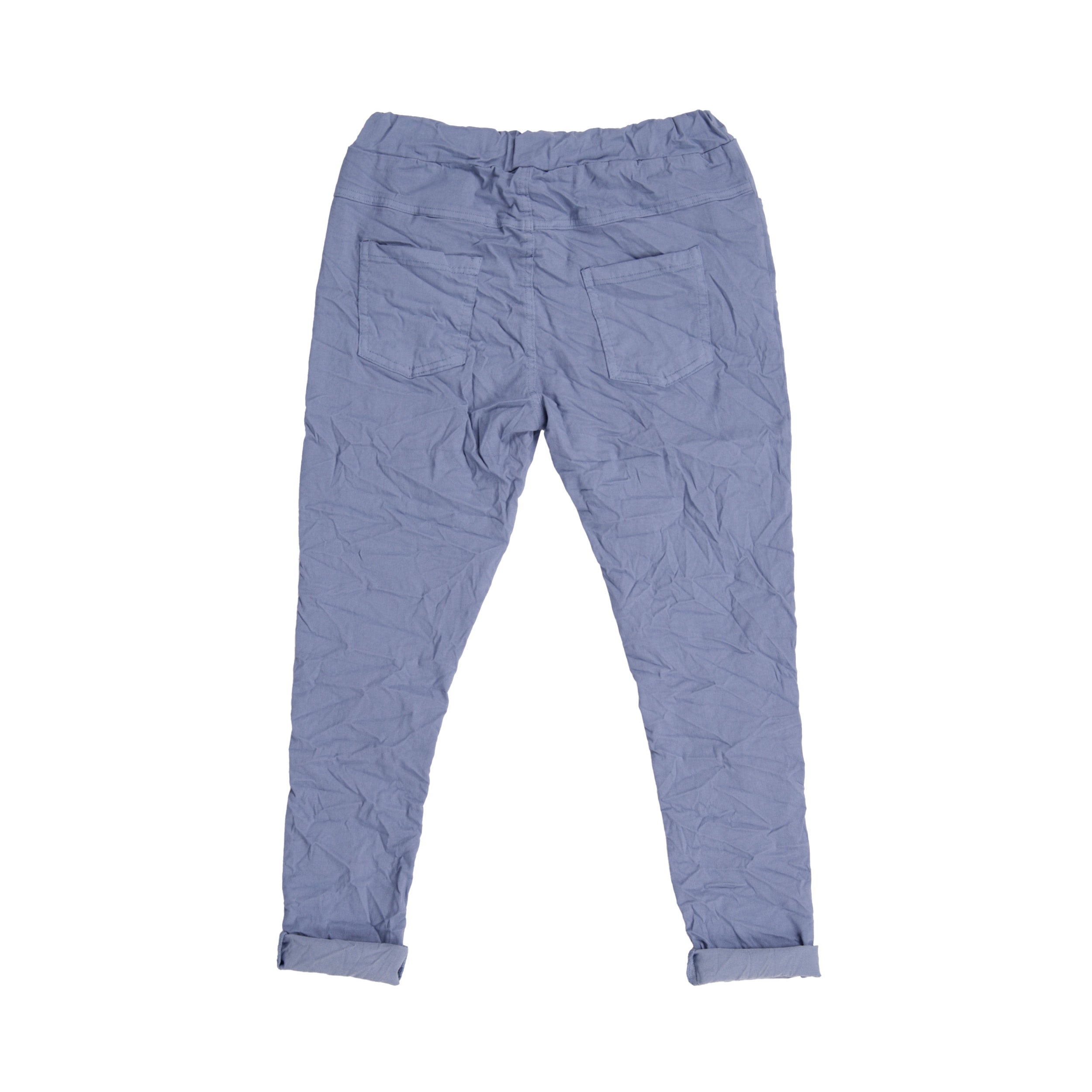 Magic Pants Crushed Back Pockets - Denim Blue