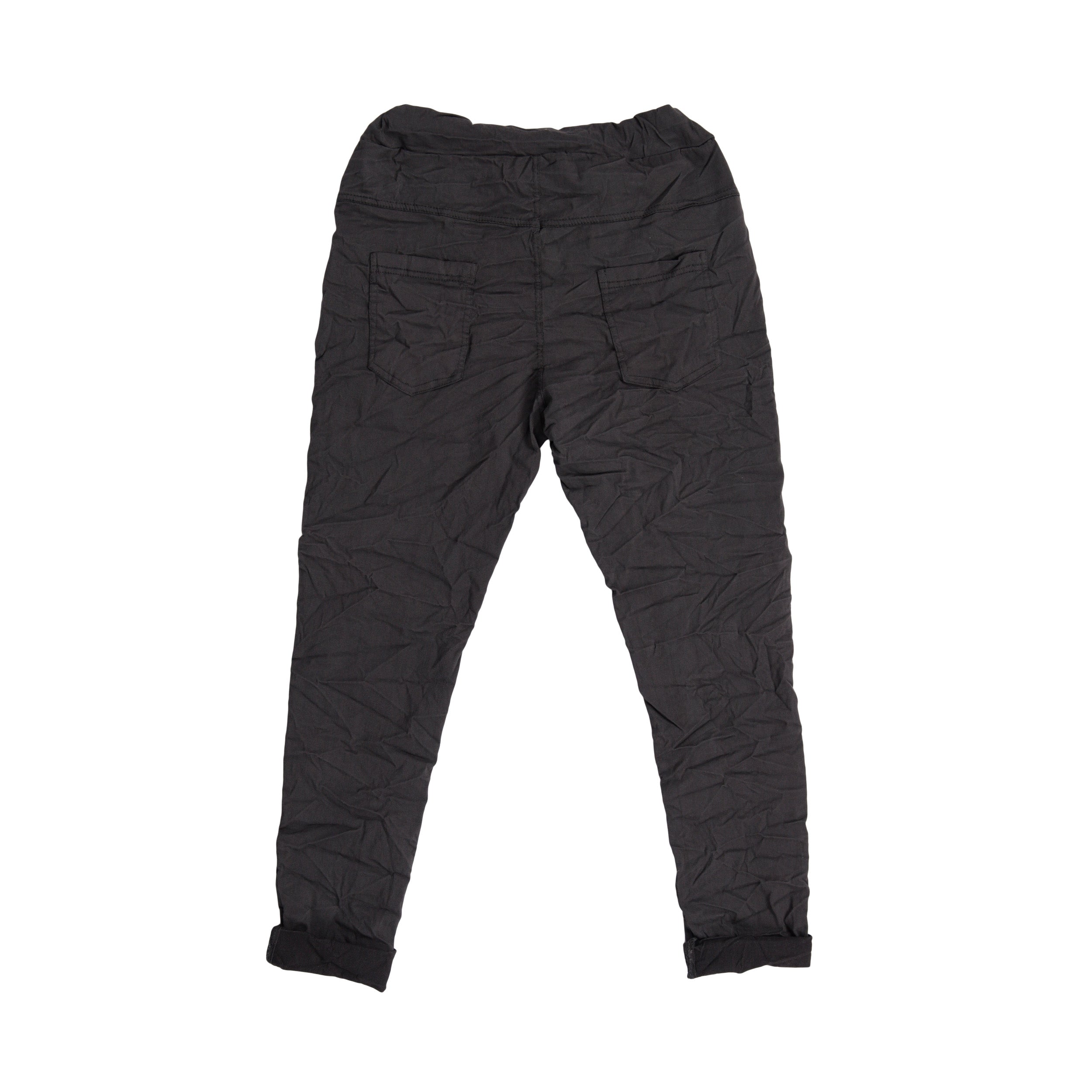 Magic Pants Crushed Back Pockets - Charcoal