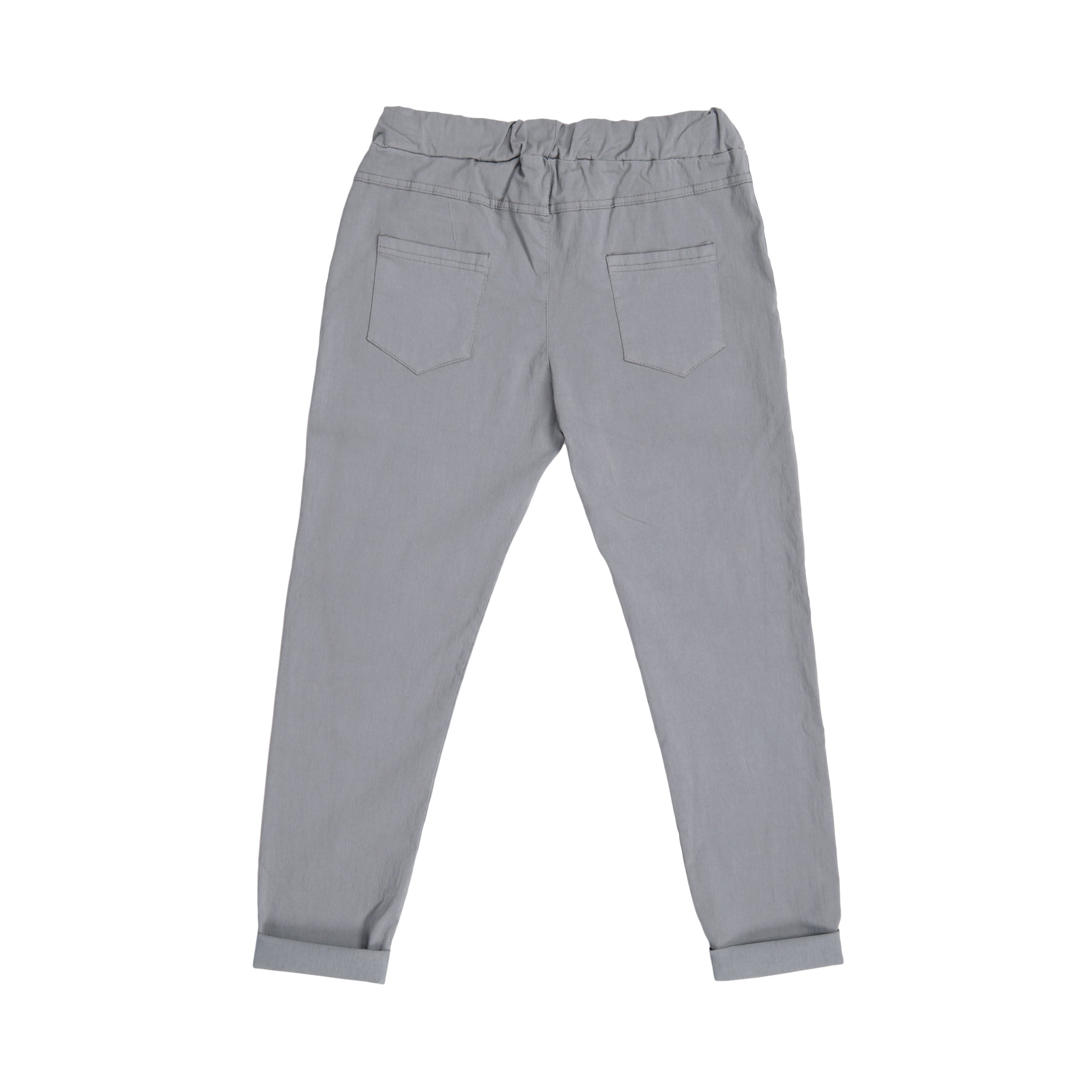 Magic Pants Plain Back Pockets - Grey