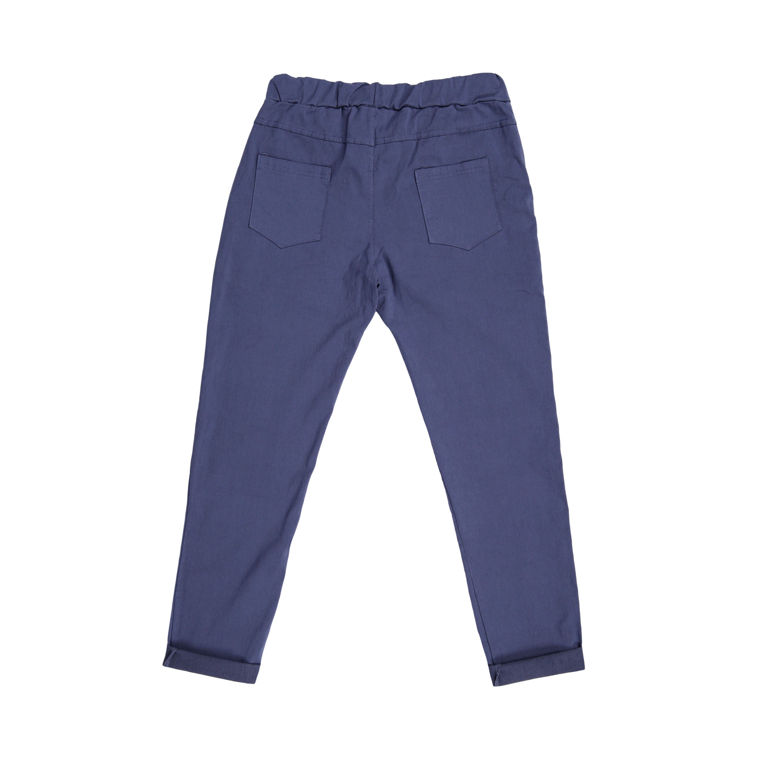 Magic Pants Plain Back Pockets - Denim Blue