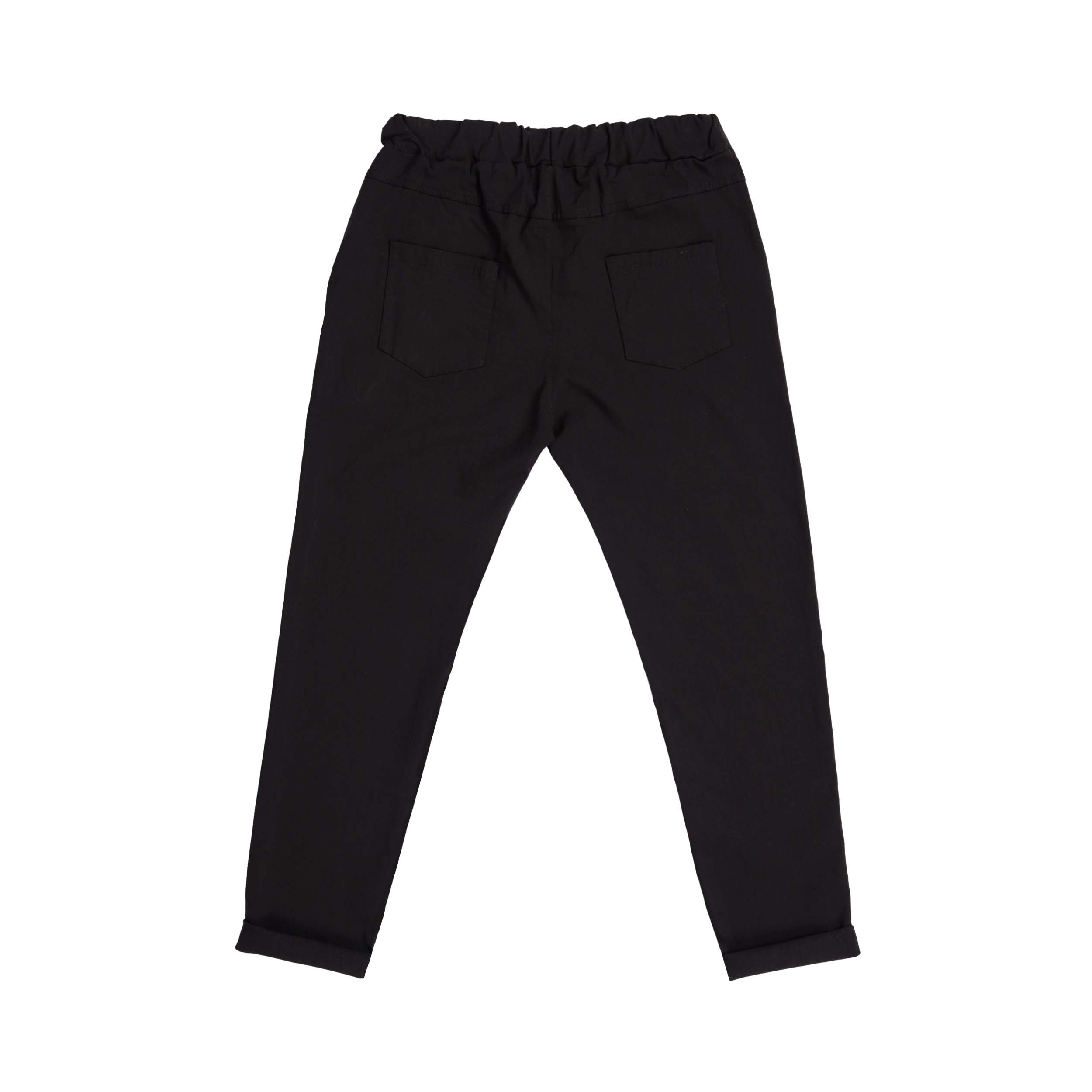 Magic Pants Plain Back Pockets - Black