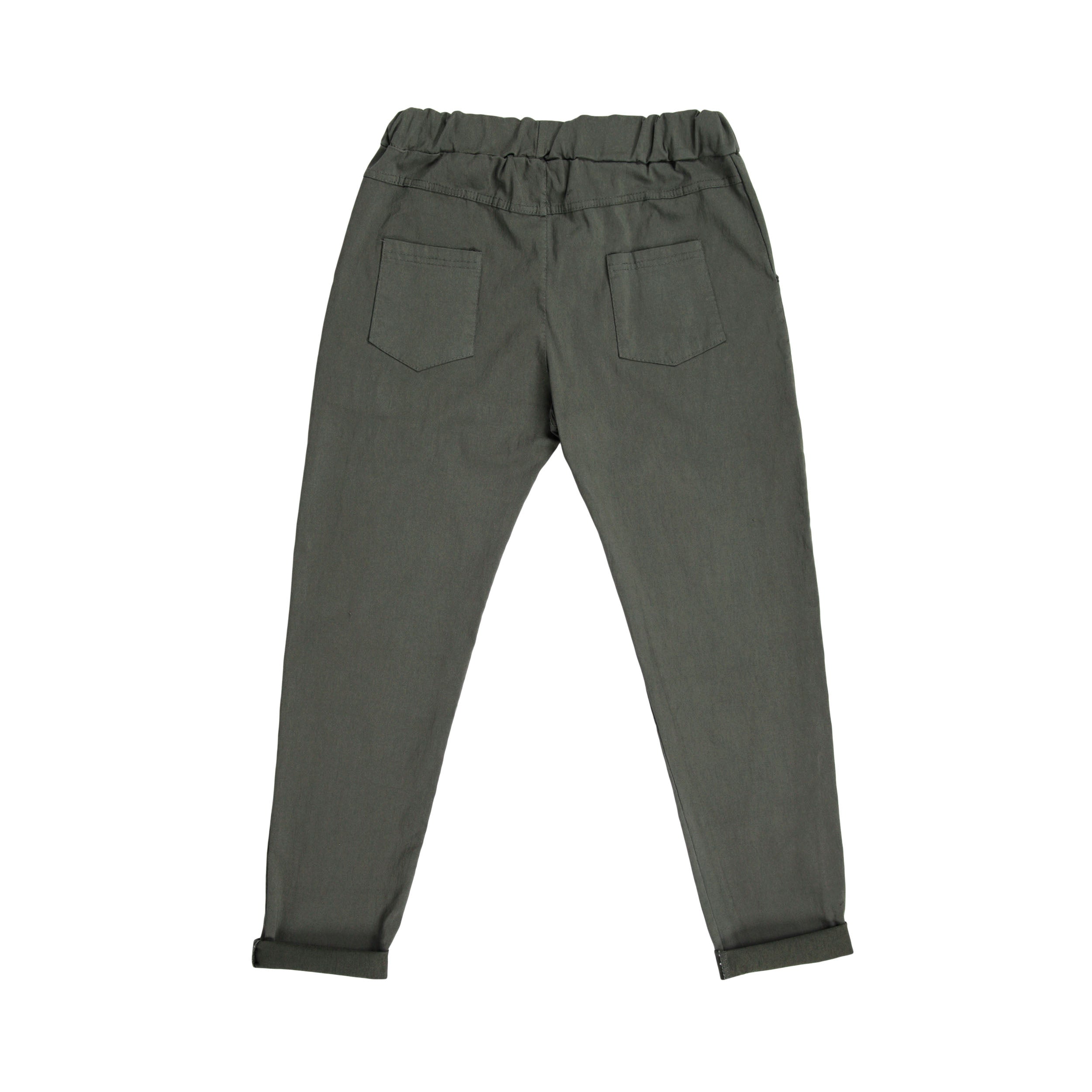 Magic Pants Plain Back Pockets - Khaki