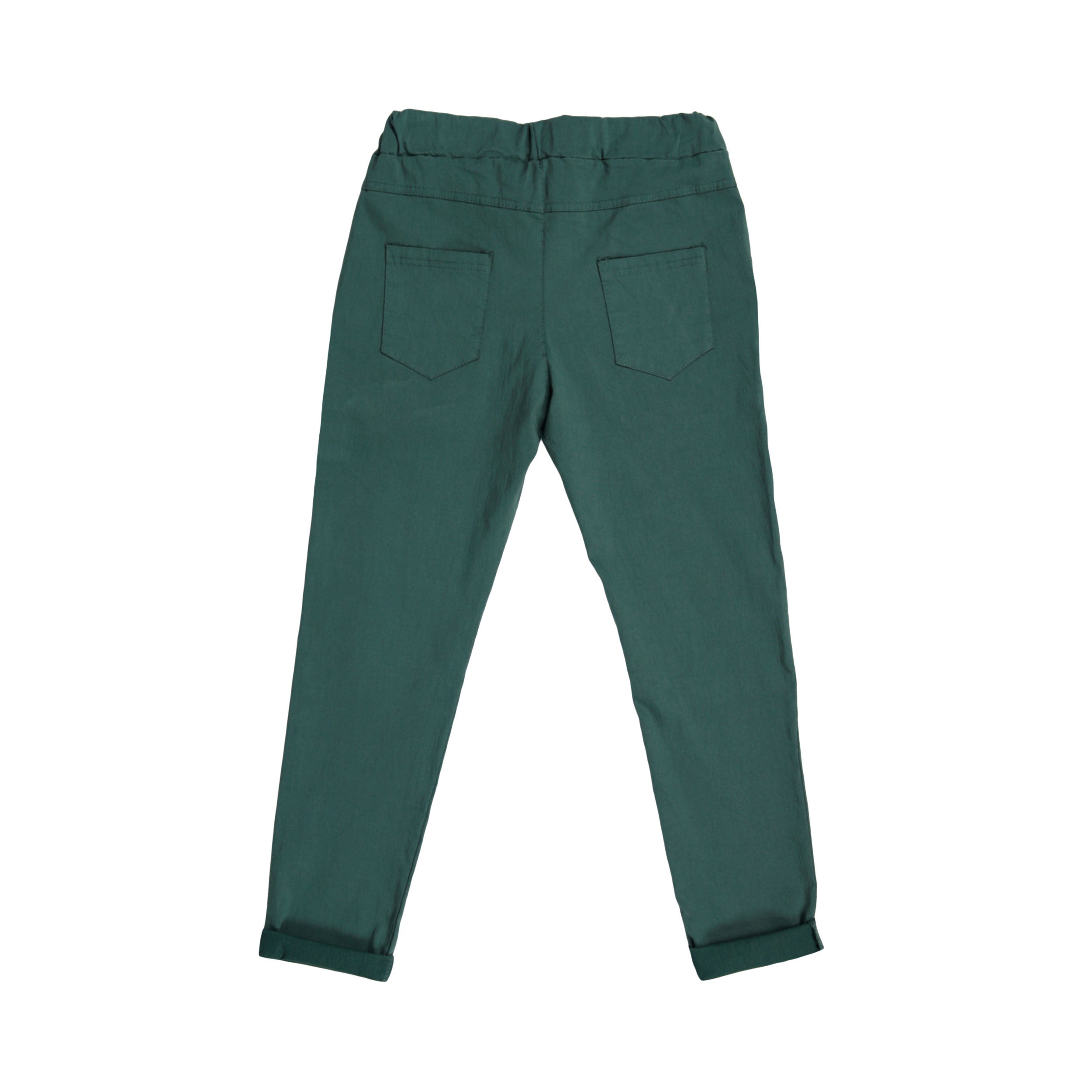 Magic Pants Plain Back Pockets - Hunter Green